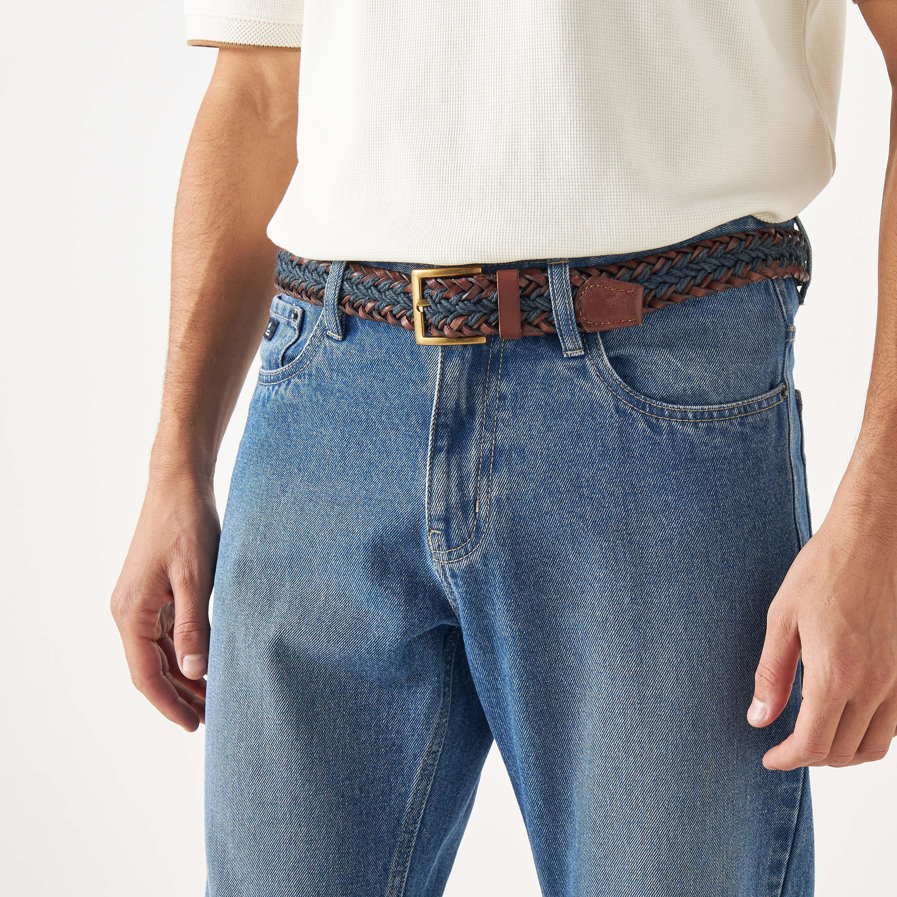 Textured Leather Belt with Pin Buckle Closure-men-beltsandwallets-belts-image-2