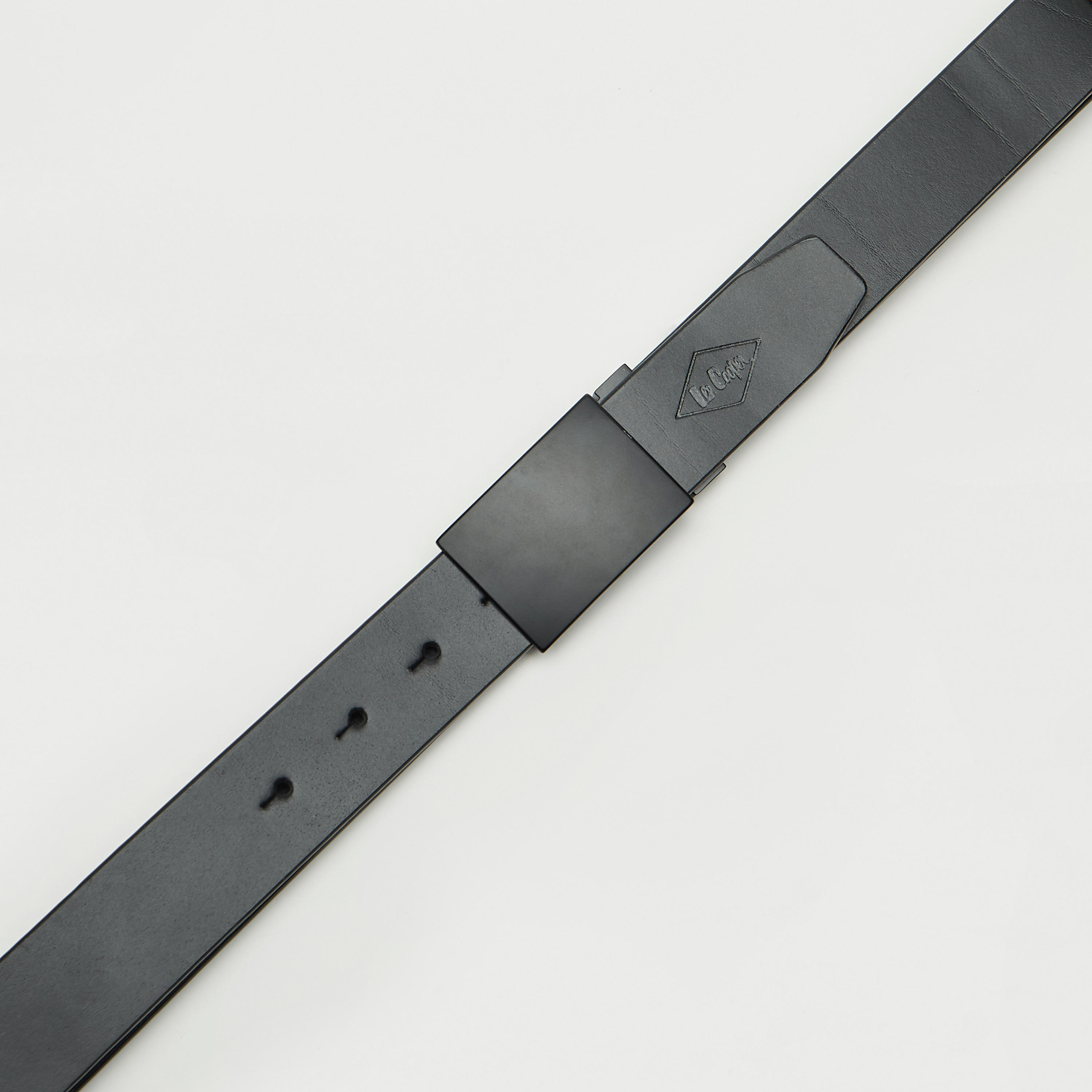 Lee Cooper Solid Leather Belt with Buckle Closure-men-beltsandwallets-belts-image-3