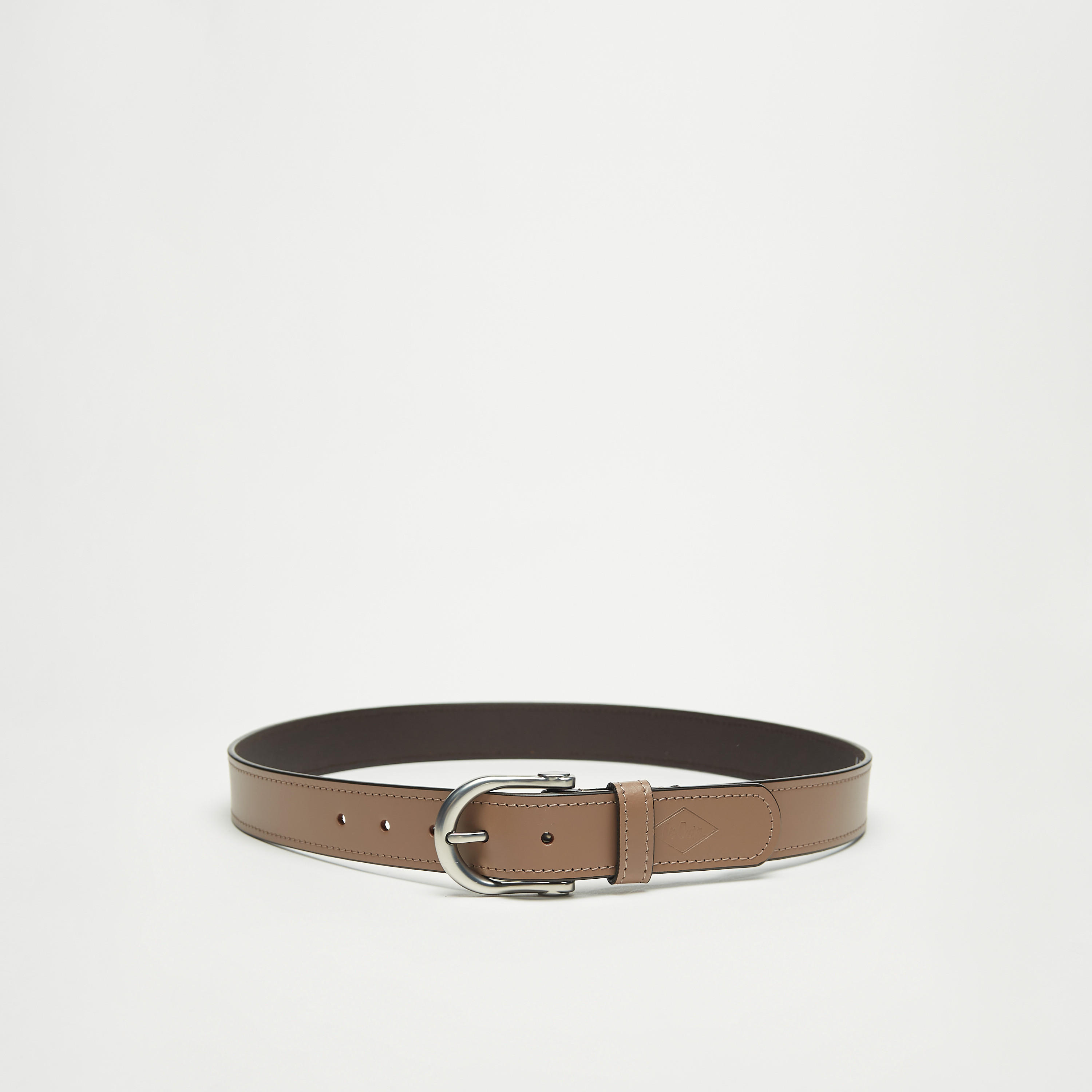 حزام جلد سادة بإبزيم إغلاق بدبوس من لي كوبر-men-beltsandwallets-belts-image-5