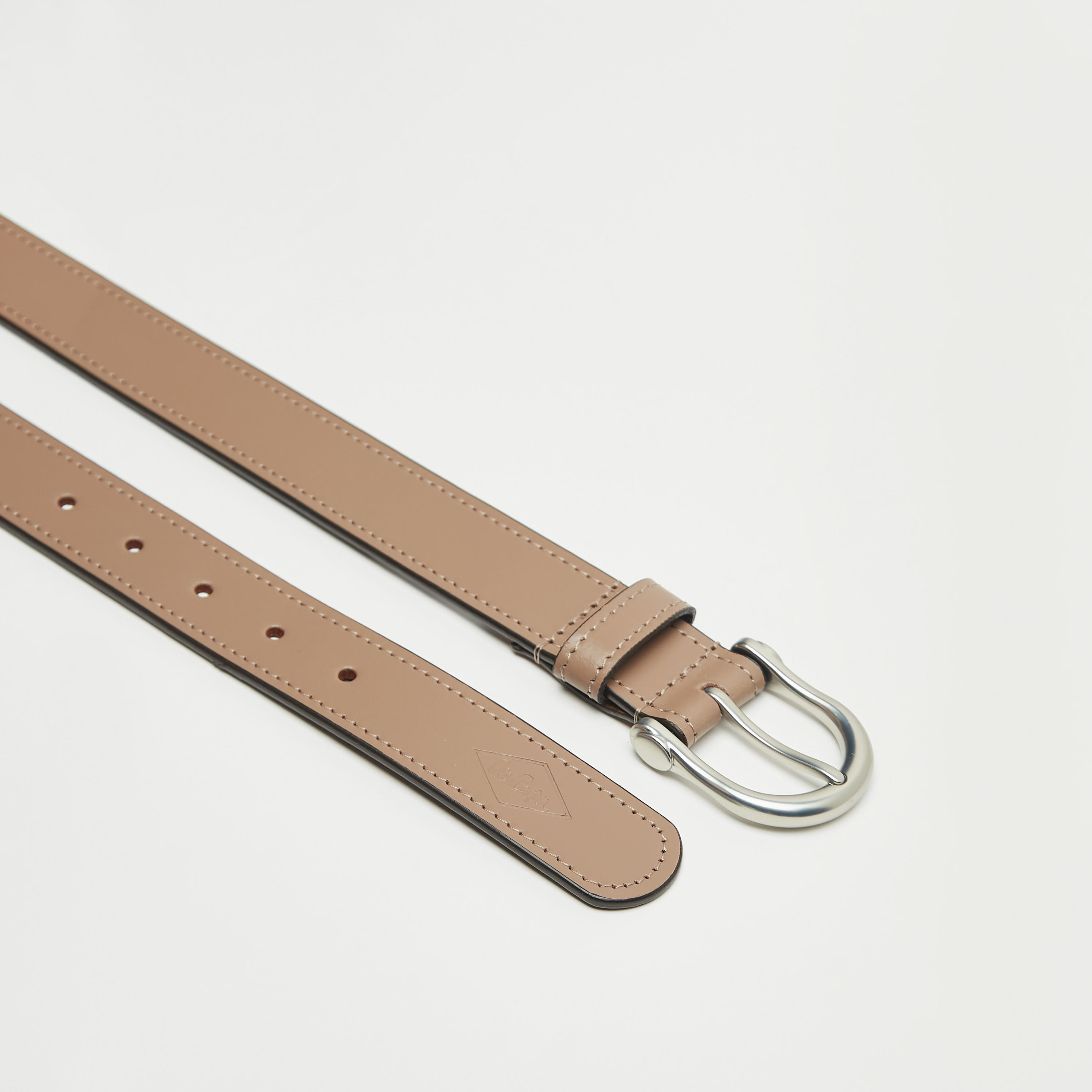 حزام جلد سادة بإبزيم إغلاق بدبوس من لي كوبر-men-beltsandwallets-belts-image-1