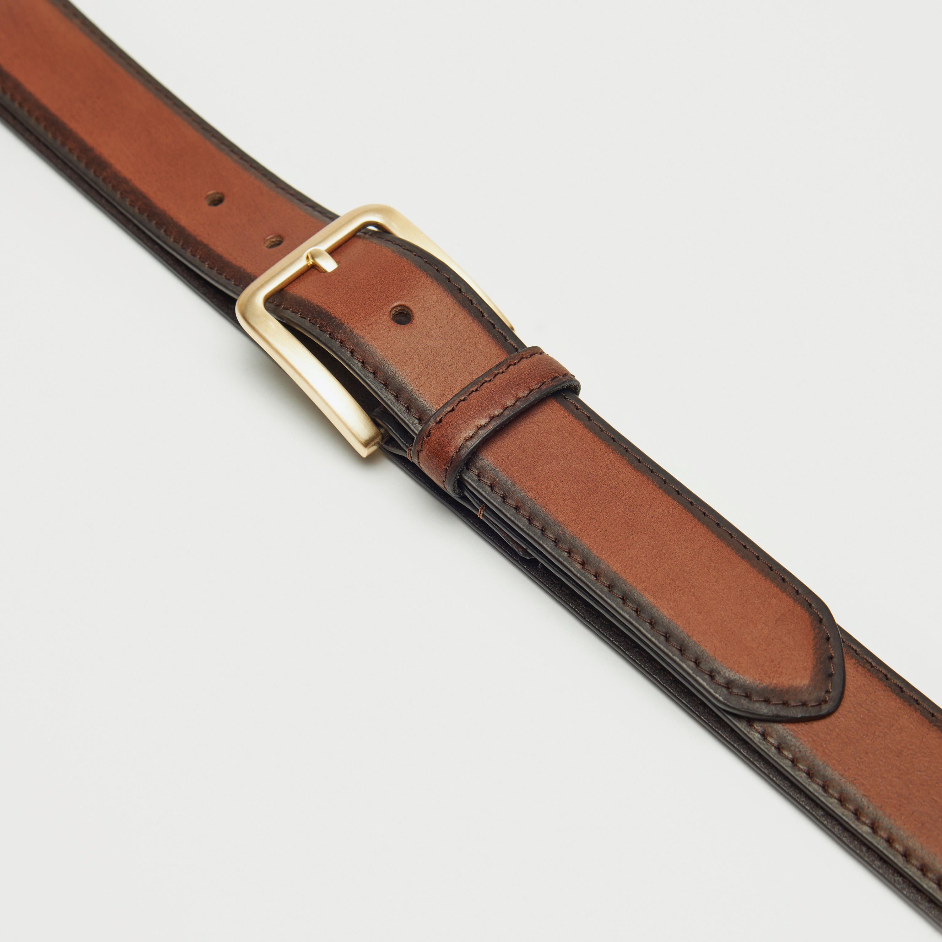 حزام جلد سادة بإبزيم بدبوس إغلاق-men-beltsandwallets-belts-image-4