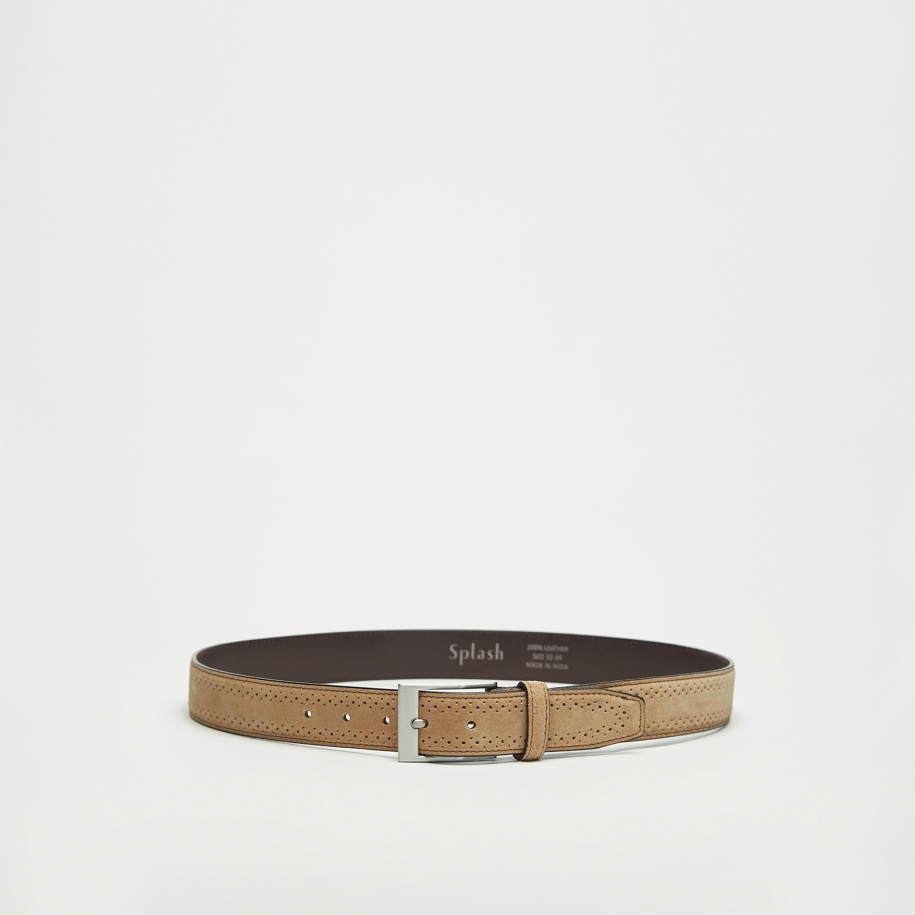 حزام جلد بارز الملمس بإبزيم إغلاق بدبوس-men-beltsandwallets-belts-image-1