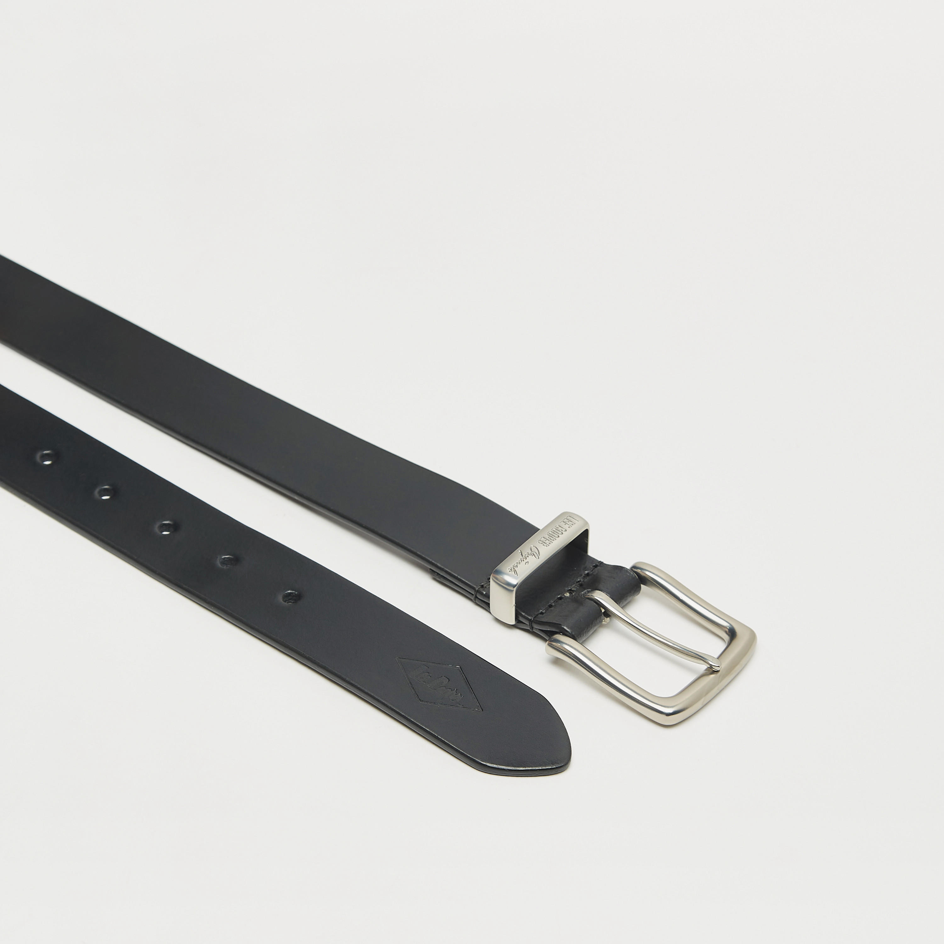 Lee Cooper Solid Leather Belt with Pin Buckle Closure-men-beltsandwallets-belts-image-1