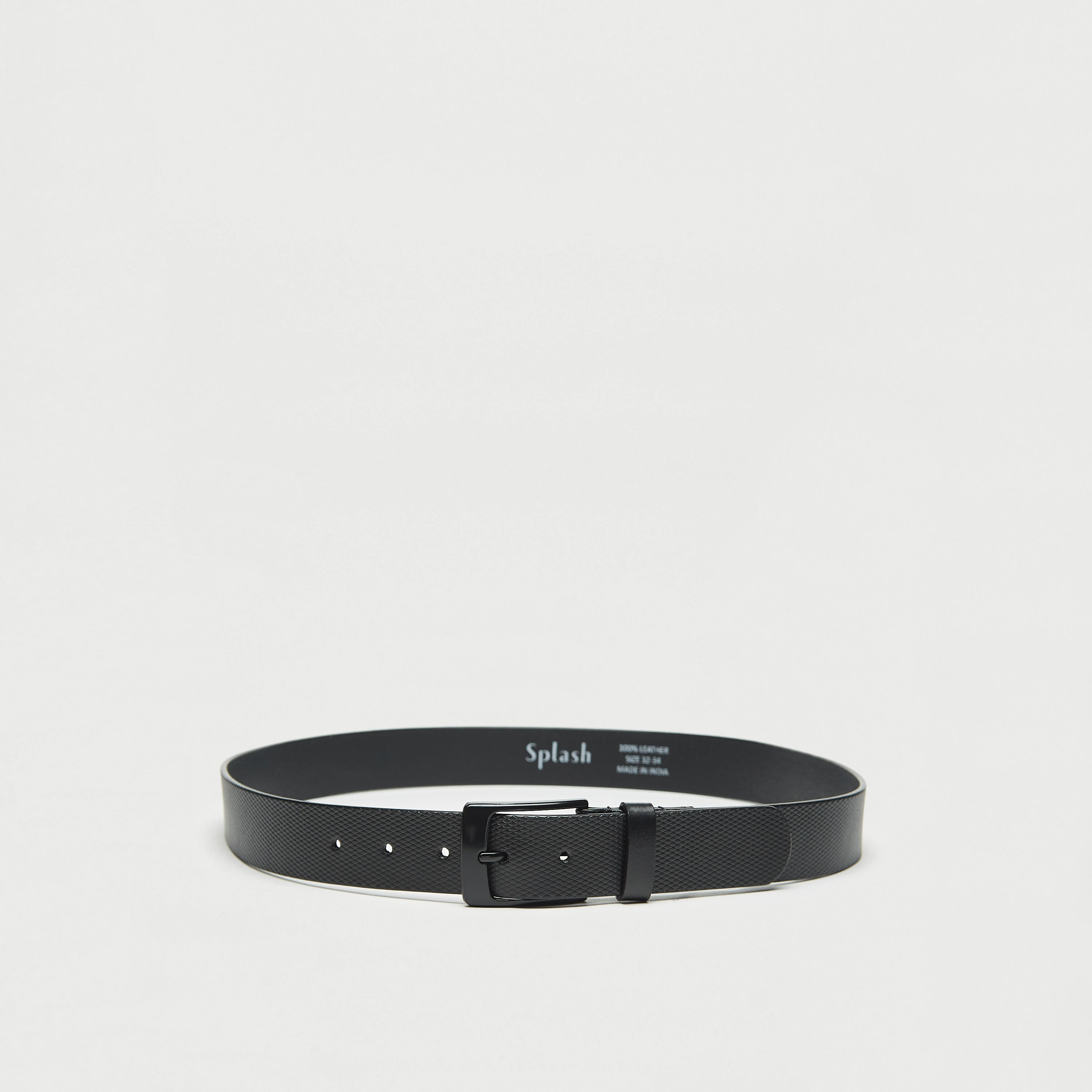 حزام جلد بارز الملمس بإبزيم دبوس-men-beltsandwallets-belts-image-1