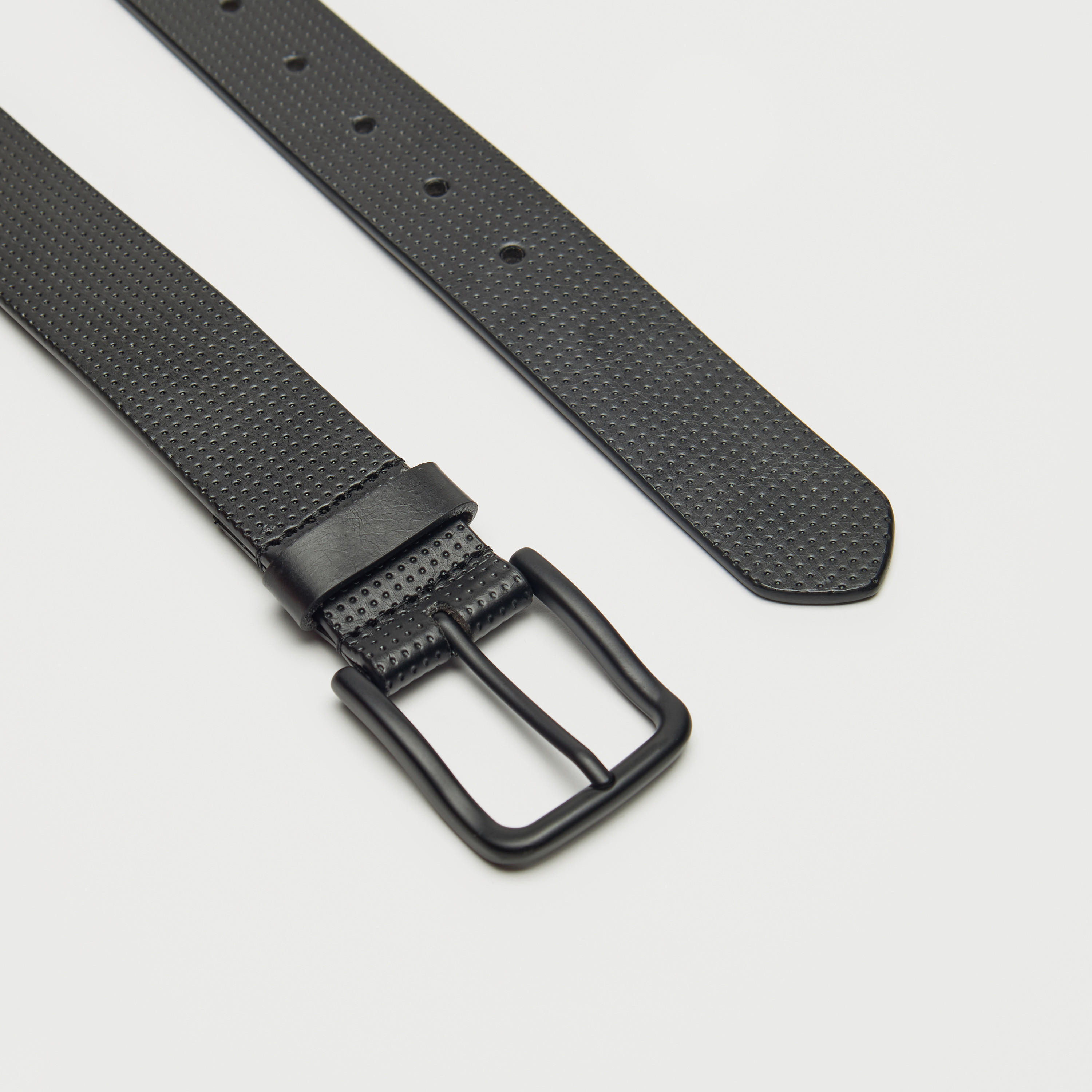 Textured Leather Belt with Pin Buckle Closure-men-beltsandwallets-belts-image-3