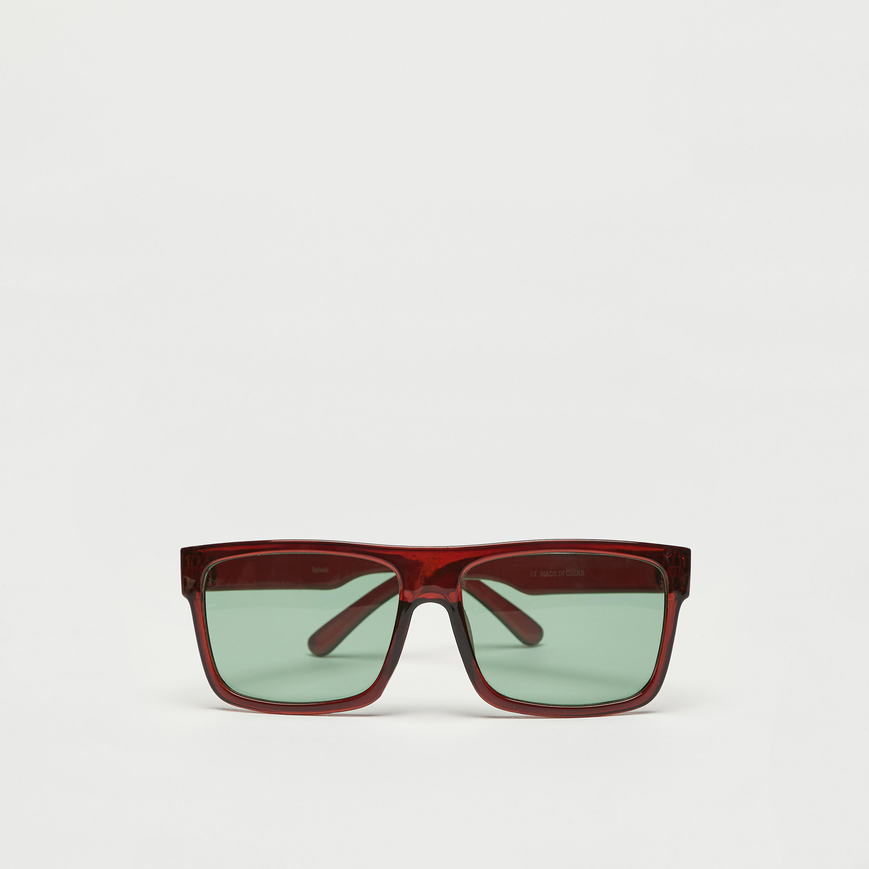 نظّارة شمسيّة بإطار كامل وعدسات ملوّنة ووسادات أنف-men-sunglasses-image-1