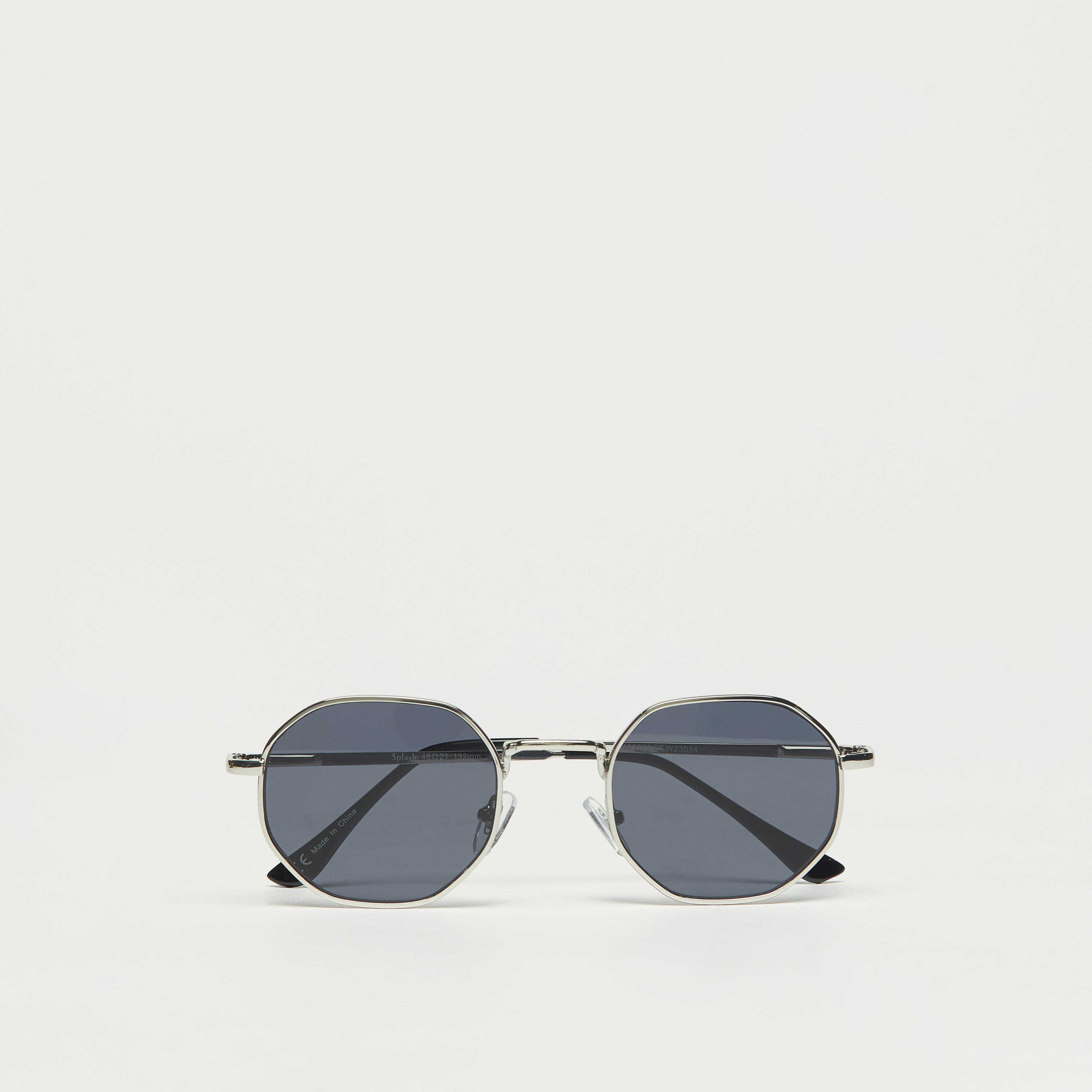 نظّارة شمسيّة بإطار كامل وعدسات ملوّنة ووسادات أنف-men-sunglasses-image-1