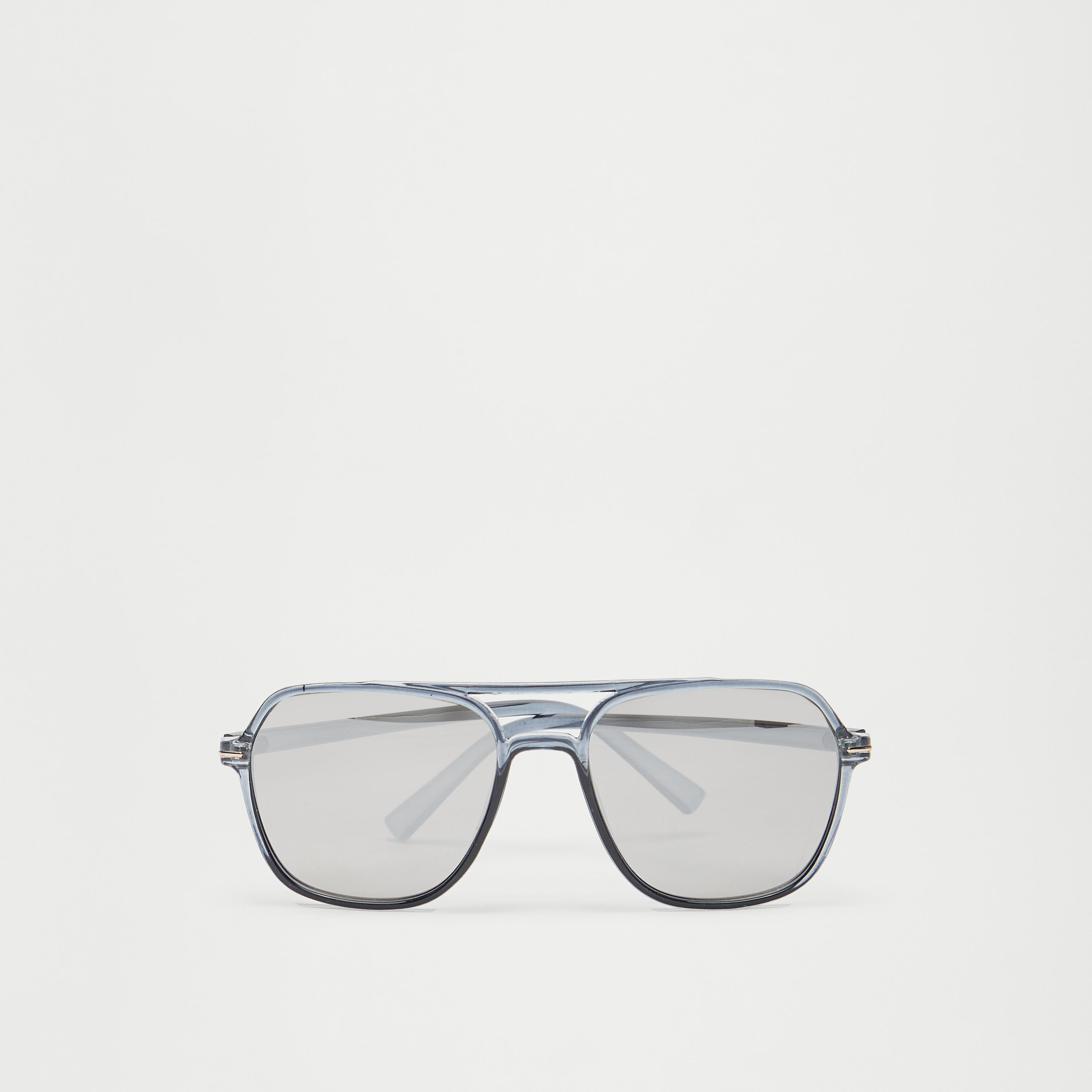 نظّارة شمسية بعدسات ملونة وإطار كامل-men-sunglasses-image-3