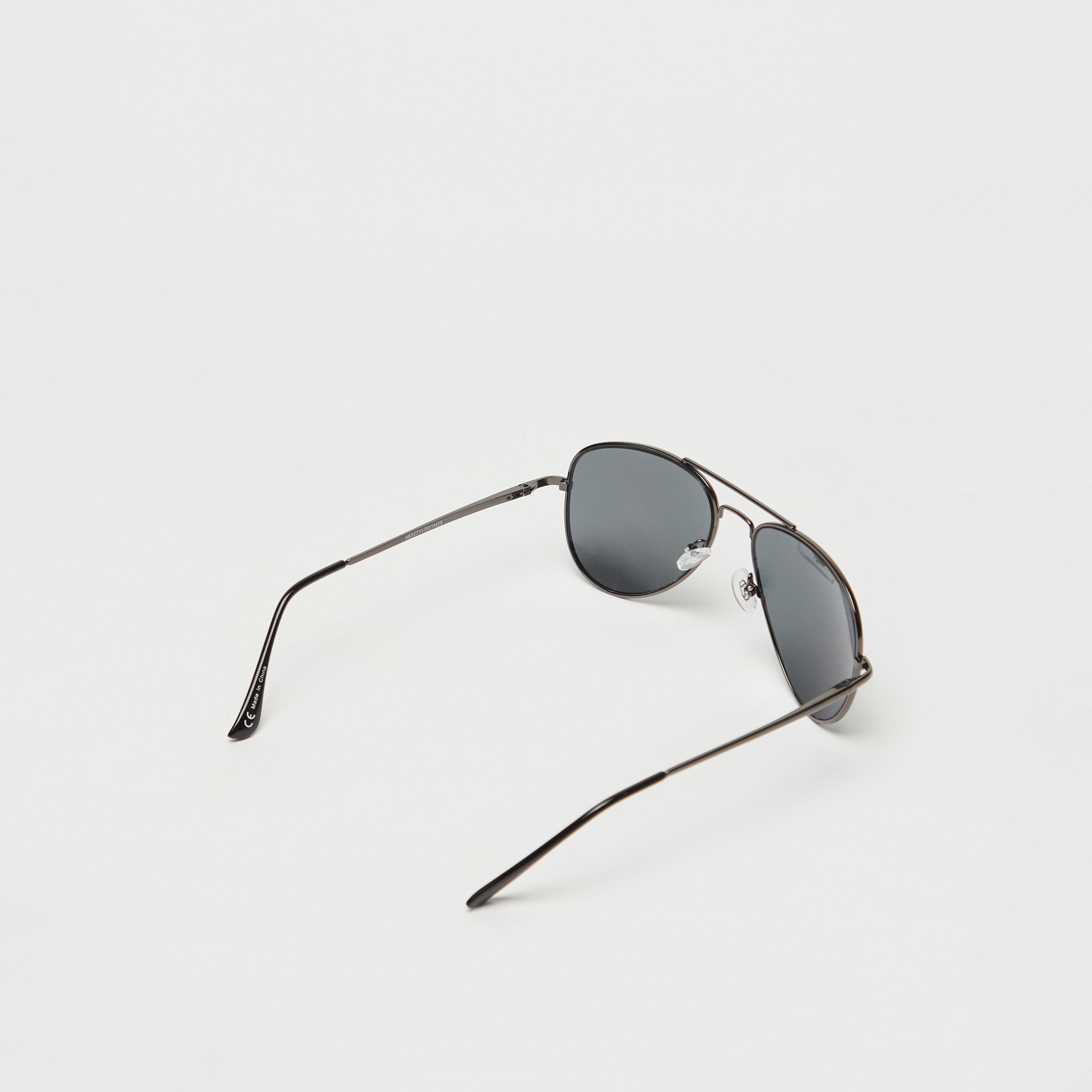 نظّارة شمسيّة بإطار كامل وعدسات ملوّنة ووسادات أنف-men-sunglasses-image-2