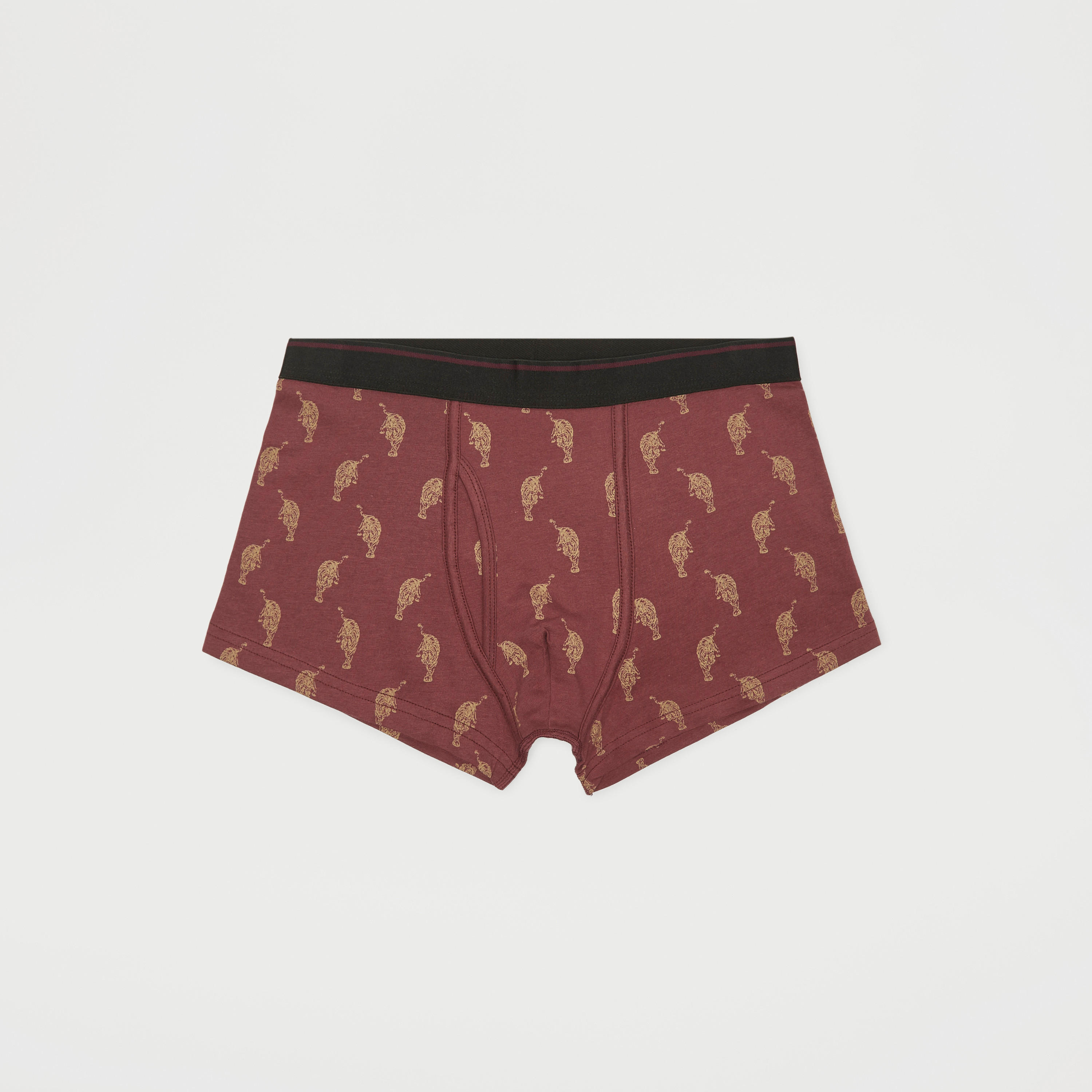 شورتات ترانك بخصر مطّاطي وطبعات متنوعة - طقم من 3 قطع-men-clothing-innerwear-underwear-image-2