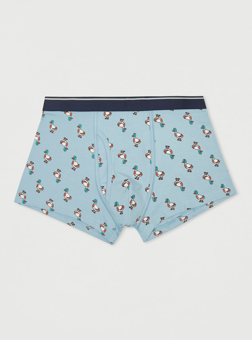 شورت ترانك بخصر مطّاطي - طقم 3 قطع متنوعة-men-clothing-innerwear-underwear-image-3
