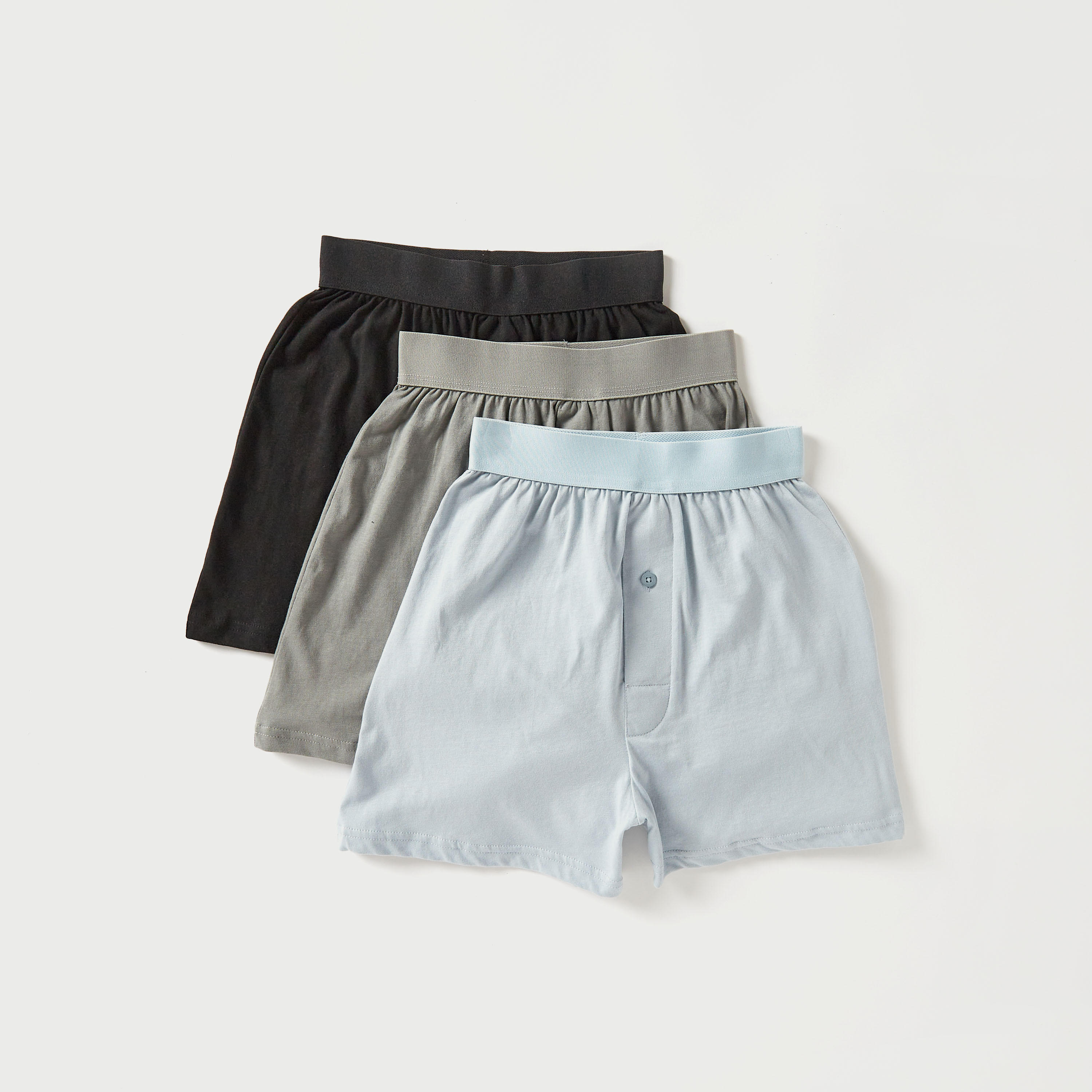 سراويل بوكسر بخصر مطّاطي - طقم من 3 قطع-men-clothing-innerwear-underwear-image-1