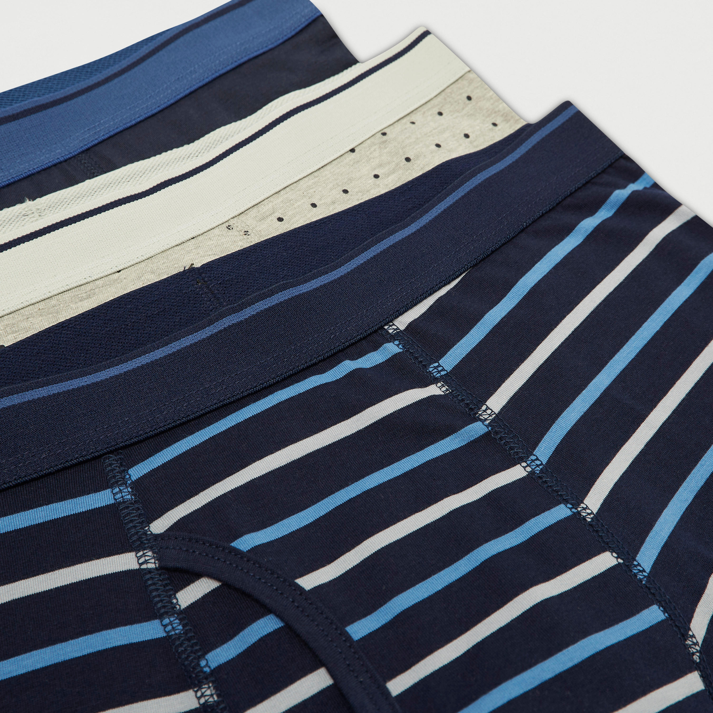 شورت ترانك بخصر مطّاطي - طقم 3 قطع متنوعة-men-clothing-innerwear-underwear-image-2