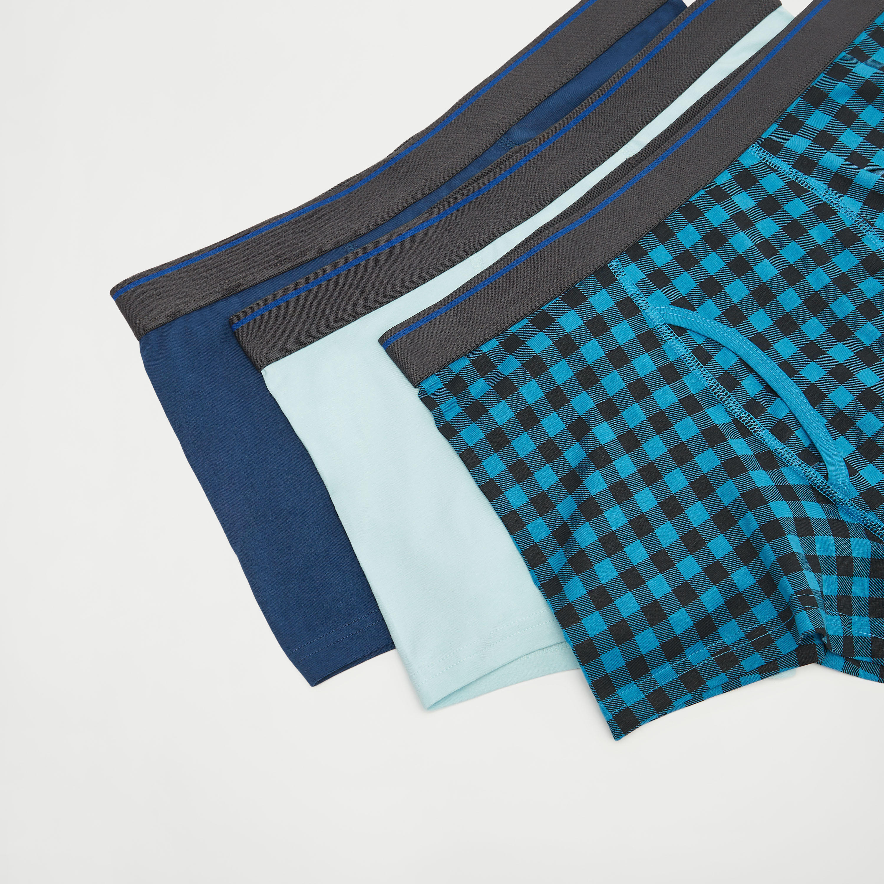 شورت ترانك بخصر مطّاطي - طقم 3 قطع متنوعة-men-clothing-innerwear-underwear-image-3
