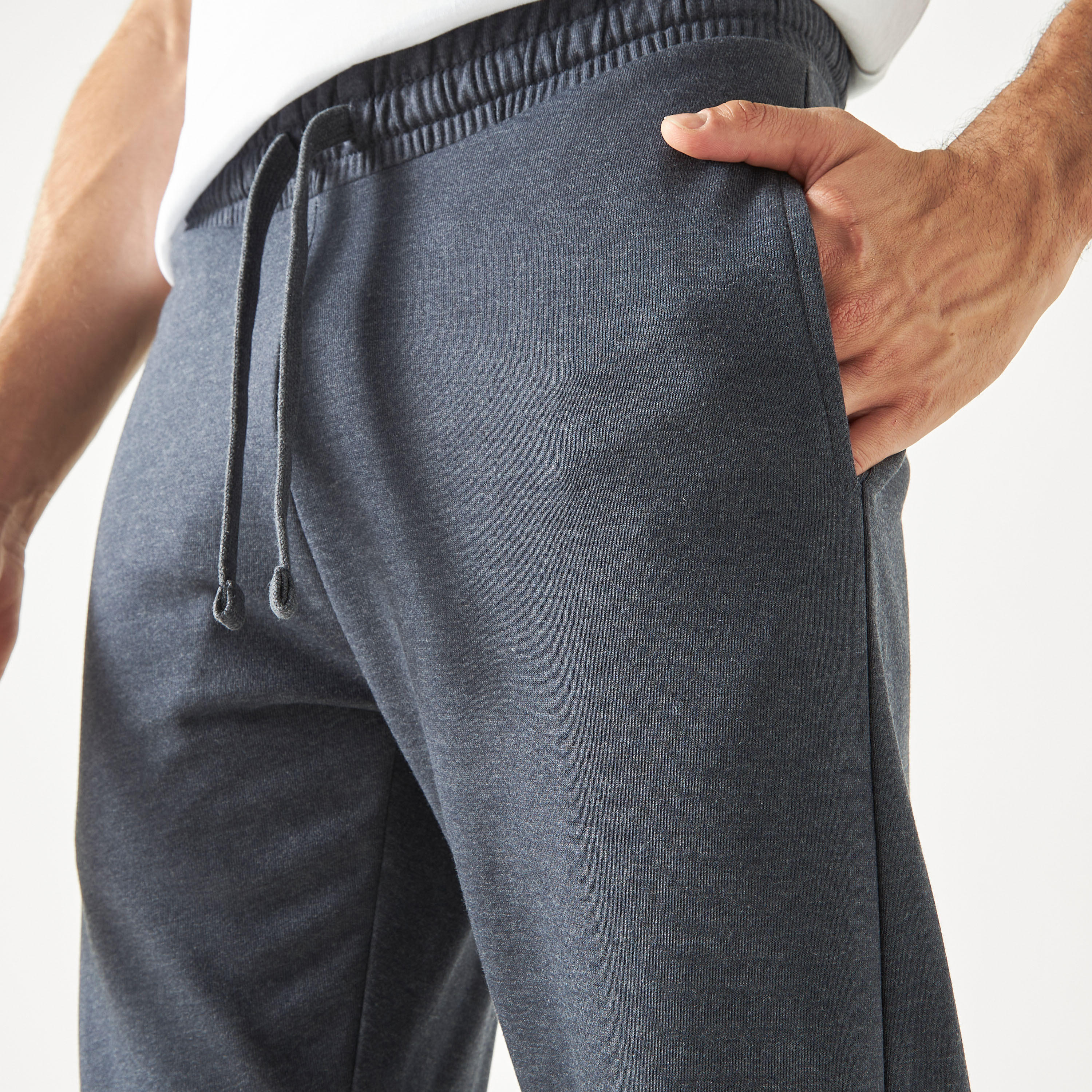 بنطلون بيجاما سادة برباط إغلاق وجيوب-men-clothing-nightwear-pyjamaandshorts-image-1