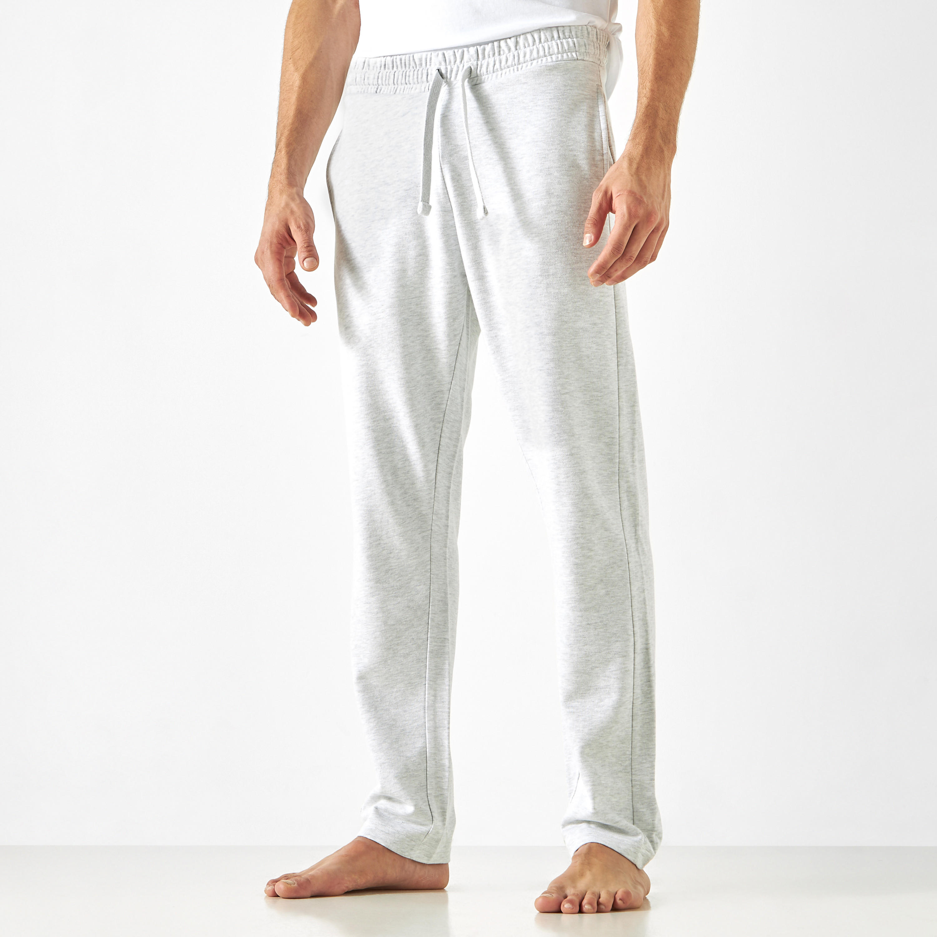 بنطلون بيجاما سادة برباط إغلاق وجيوب-men-clothing-nightwear-pyjamaandshorts-image-4
