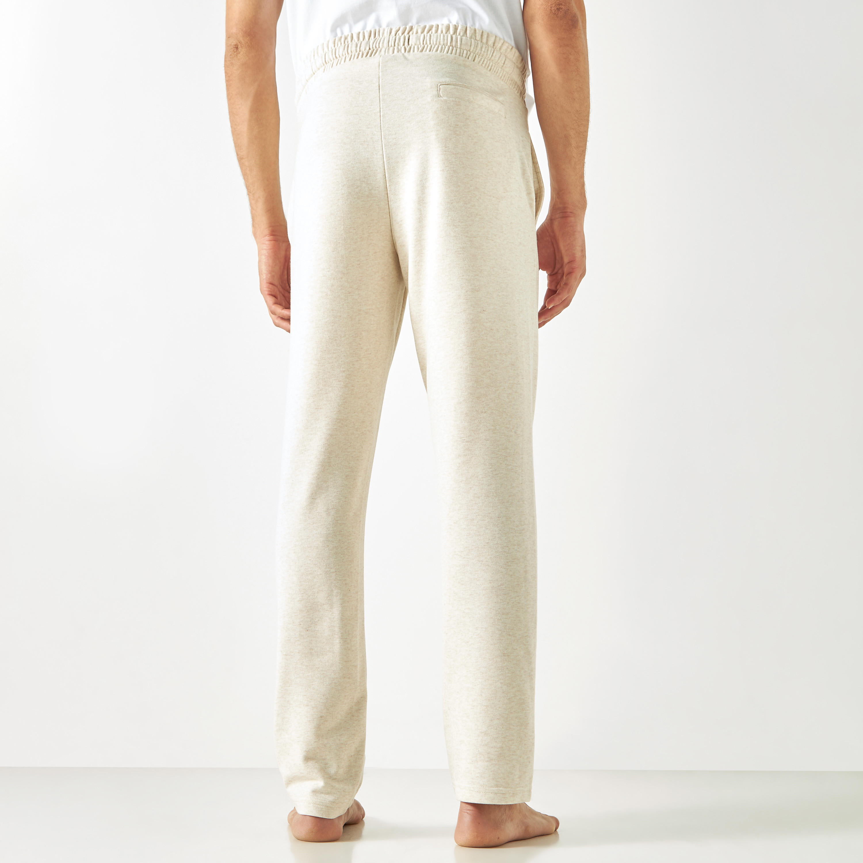Solid Pyjamas with Drawstring Closure and Pockets-men-clothing-nightwear-pyjamaandshorts-image-3
