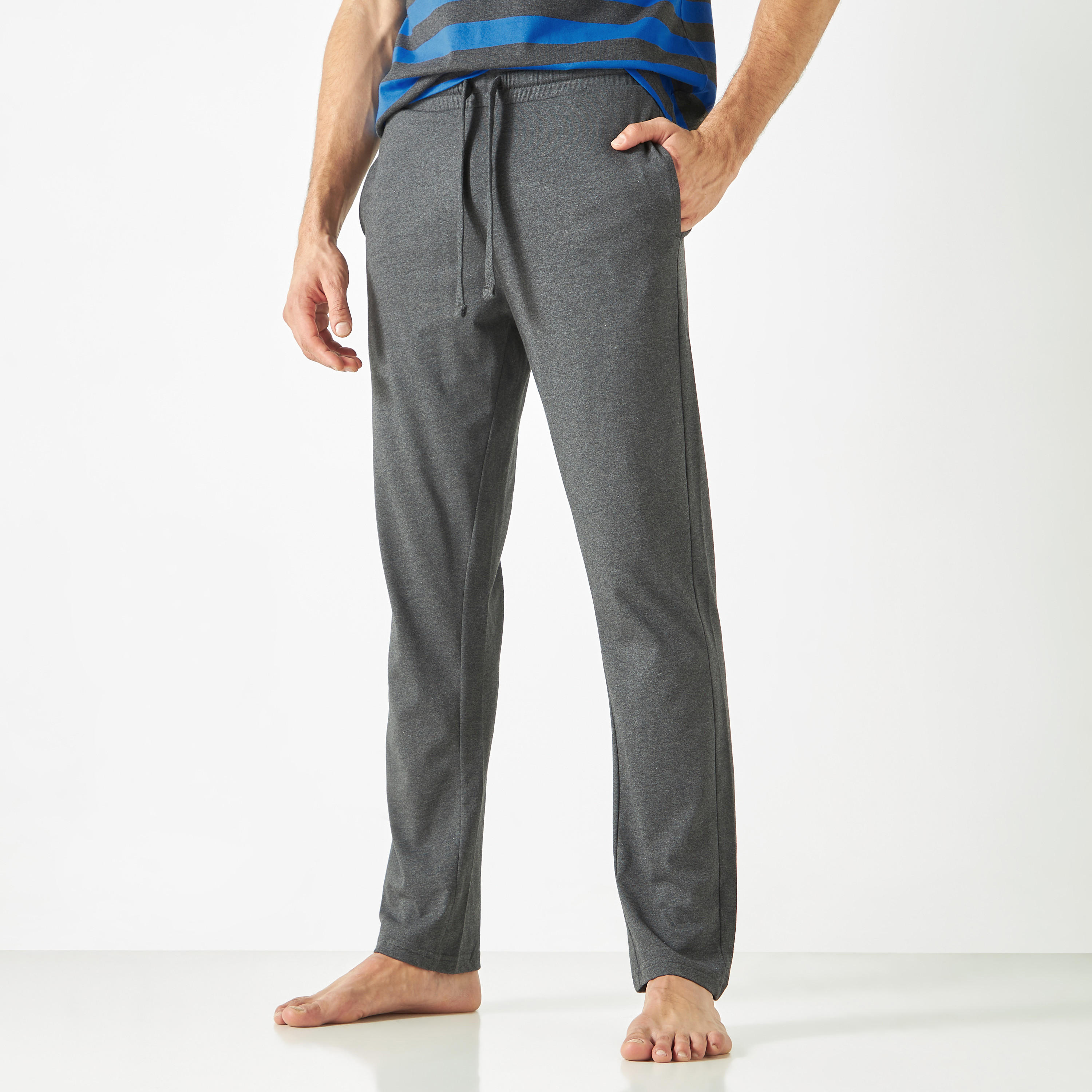 Stripes Crew Neck T-shirt and Pyjama Set-men-clothing-nightwear-sets-image-3