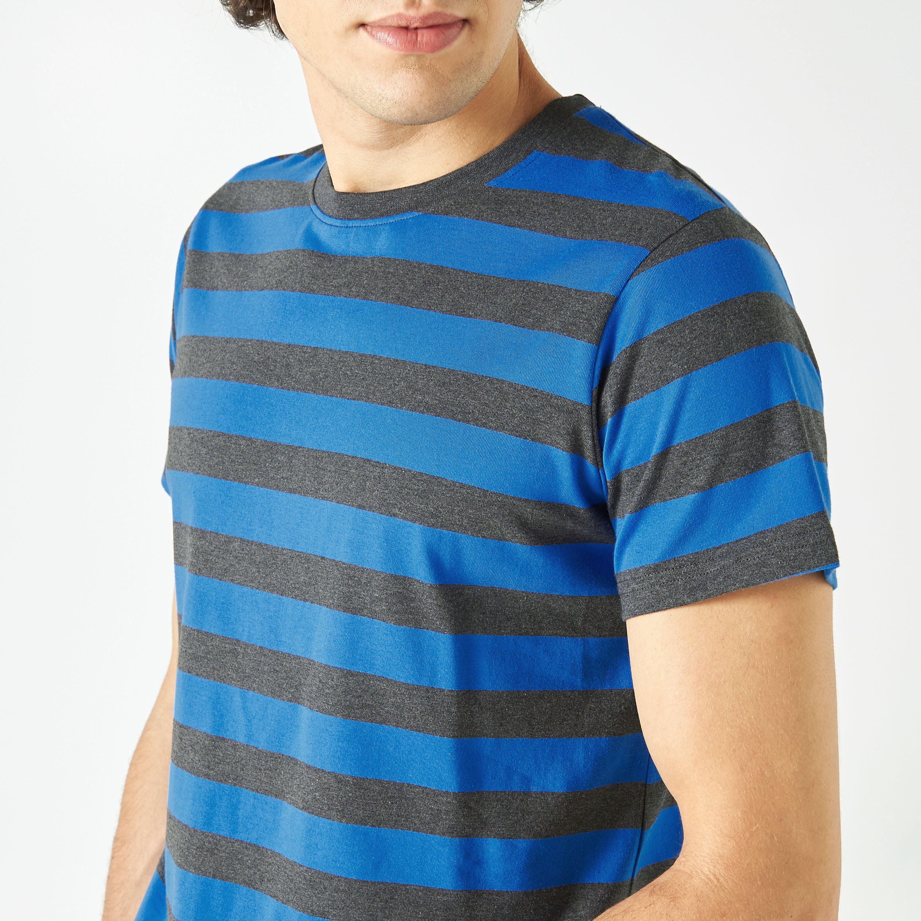 Stripes Crew Neck T-shirt and Pyjama Set-men-clothing-nightwear-sets-image-5