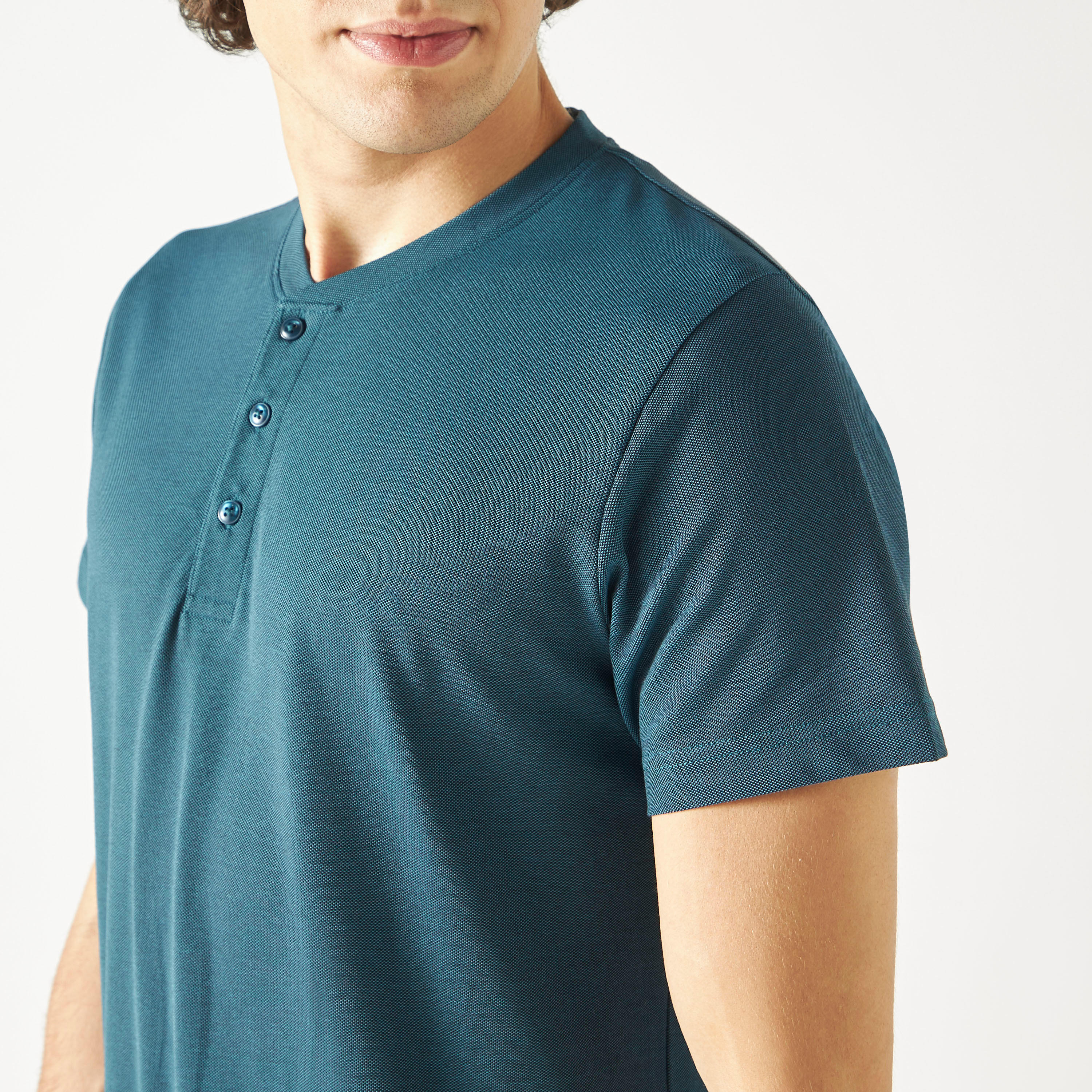 طقم بنطلون بيجاما وتيشيرت بياقة هينلي-men-clothing-nightwear-sets-image-1