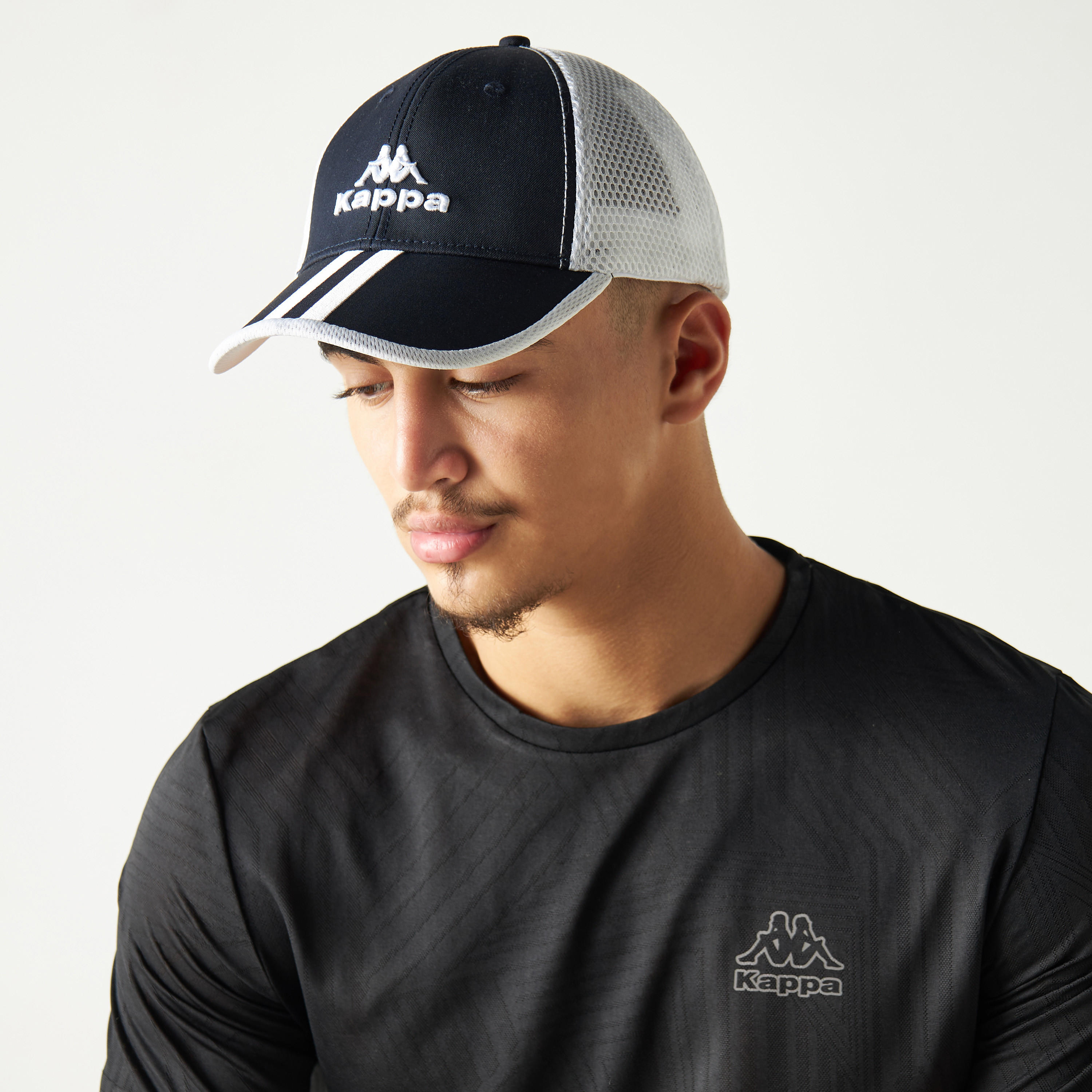 Kappa Logo Embroidered Cap with Adjustable Strap-men-clothing-sportswearandactivewear-accessories-image-2
