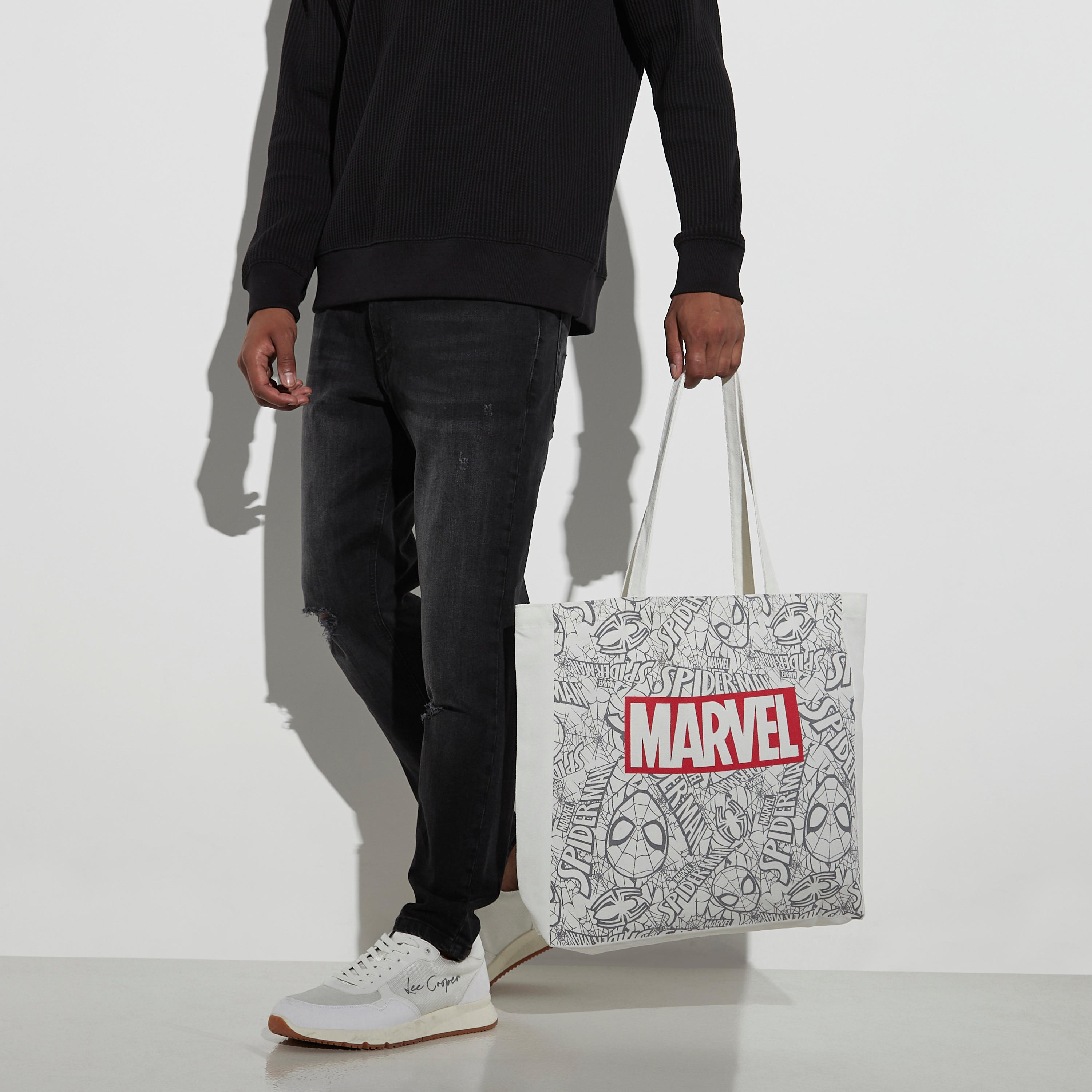 Marvel Spider-Man Print Shopper Bag-men-bags-image-2