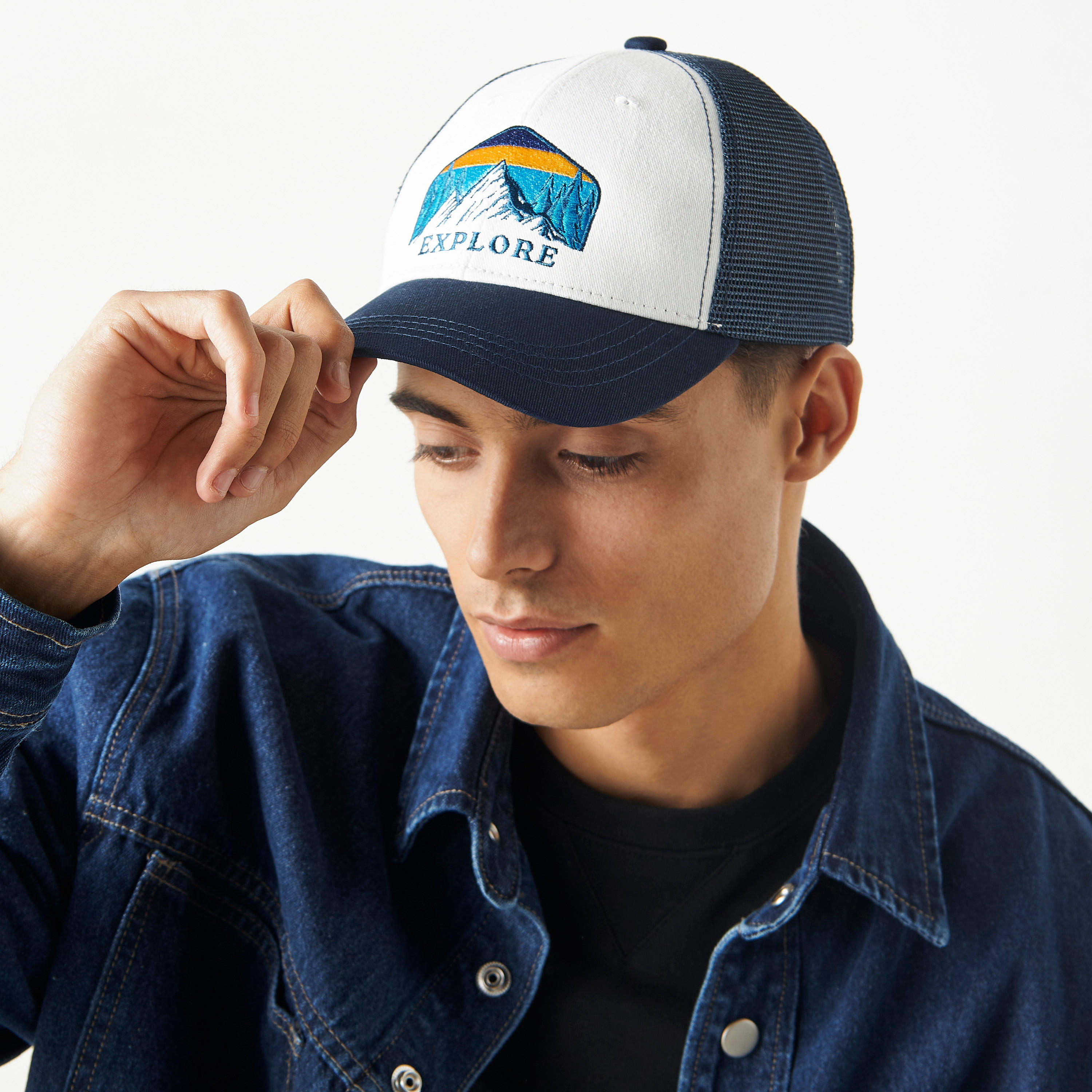 كاب مطرّز بزر إغلاق كبّاس-men-caps-image-4
