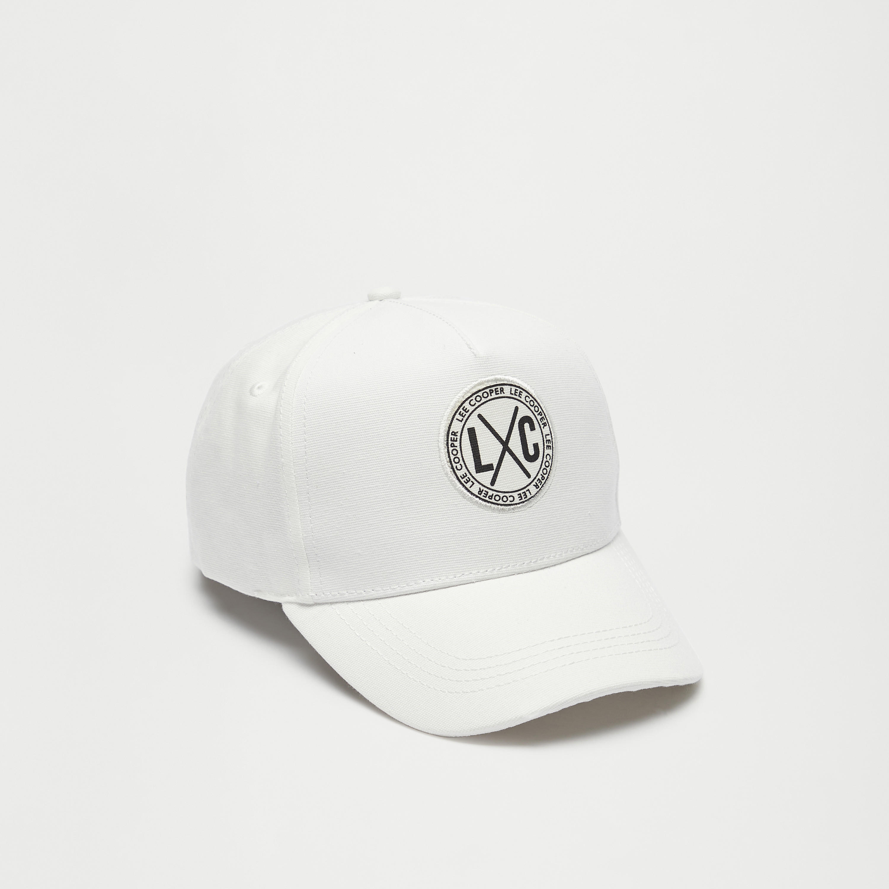 Lee Cooper Logo Detail Cap with Adjustable Strap-men-caps-image-1