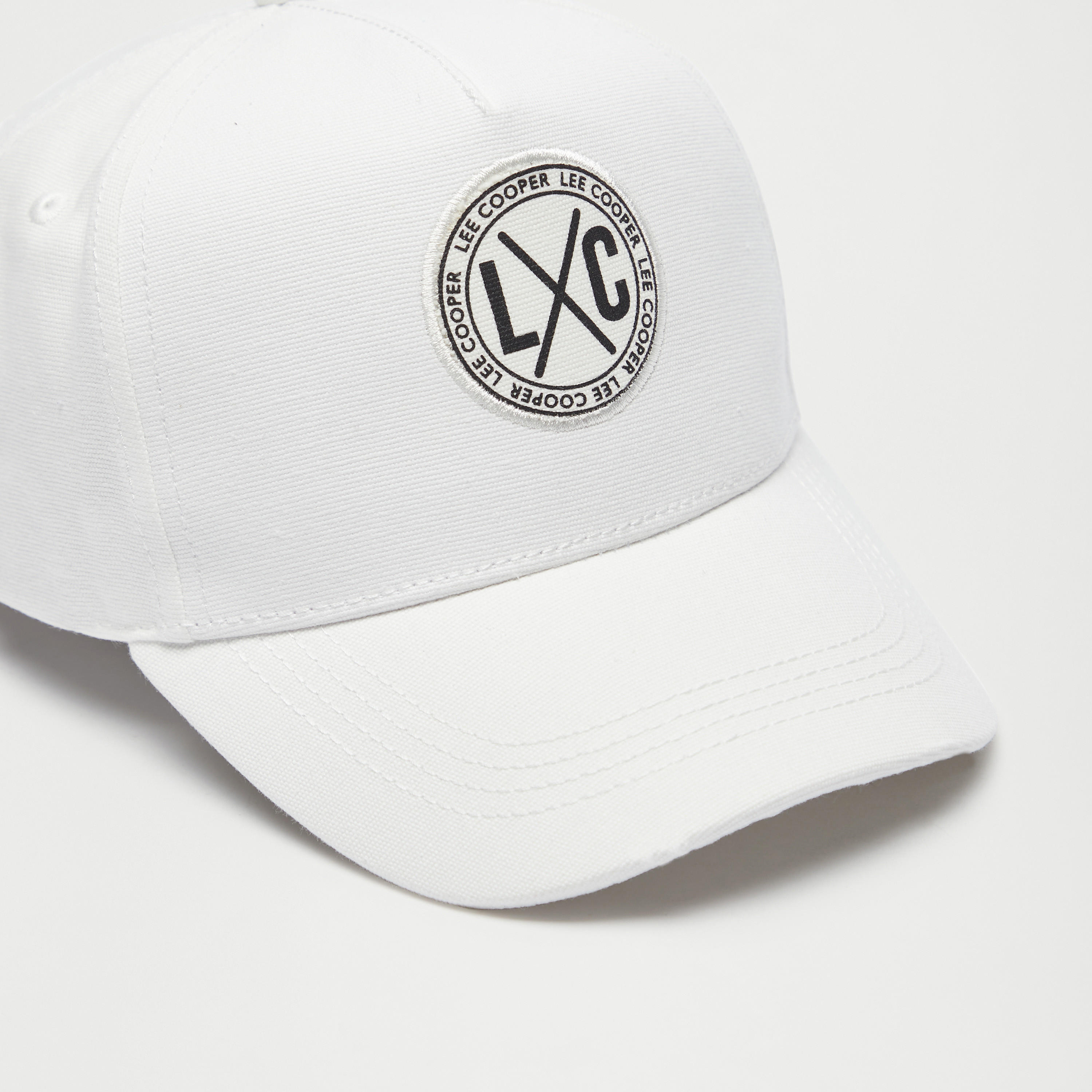 Lee Cooper Logo Detail Cap with Adjustable Strap-men-caps-image-3