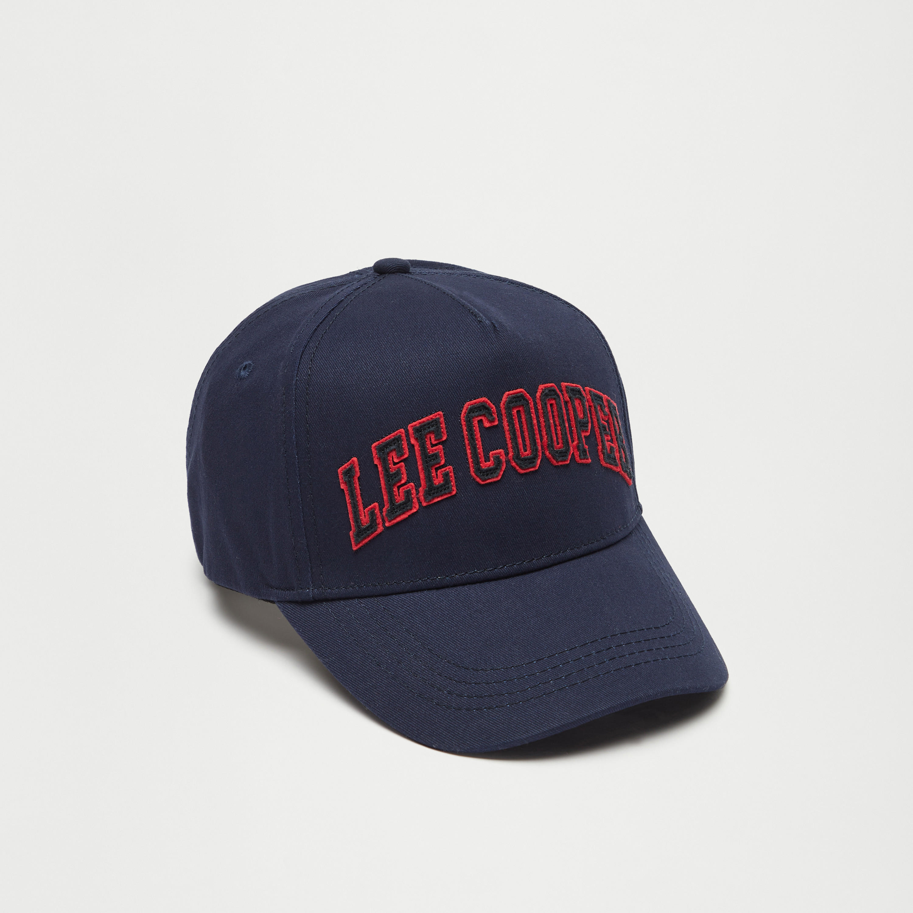 Lee Cooper Logo Detail Cap with Adjustable Strap-men-caps-image-1