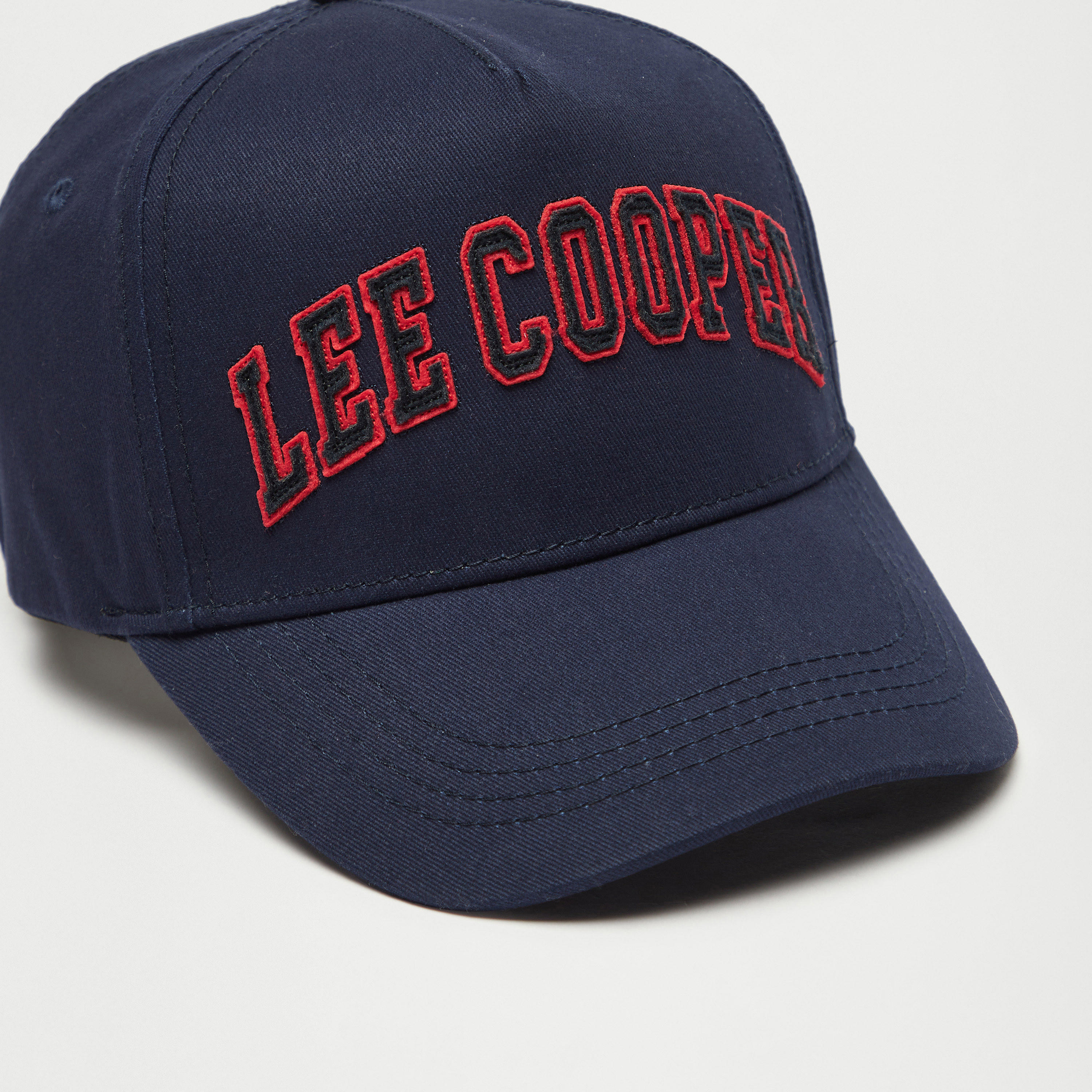 Lee Cooper Logo Detail Cap with Adjustable Strap-men-caps-image-2