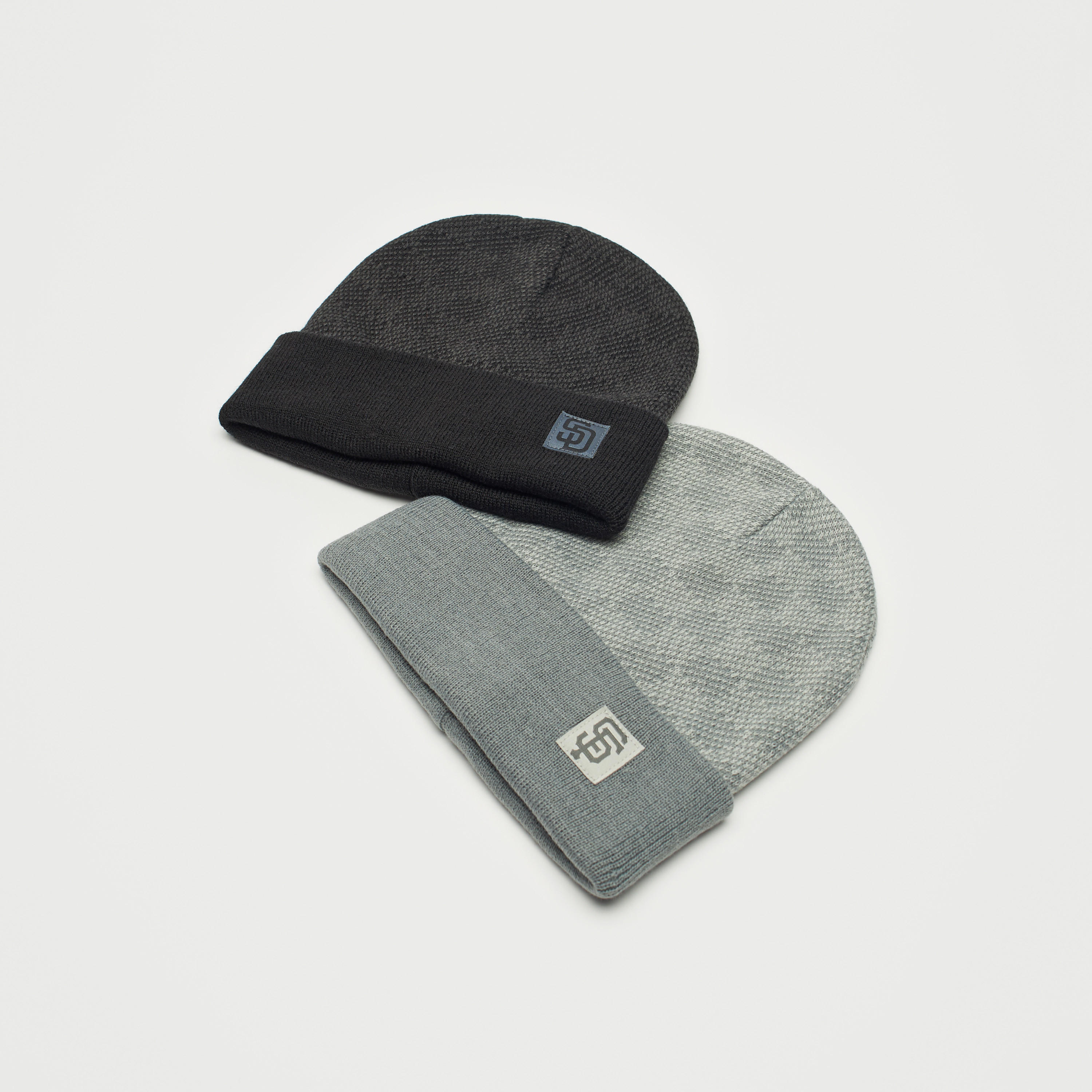 Set of 2 - Checked Beanie Cap-men-caps-image-3