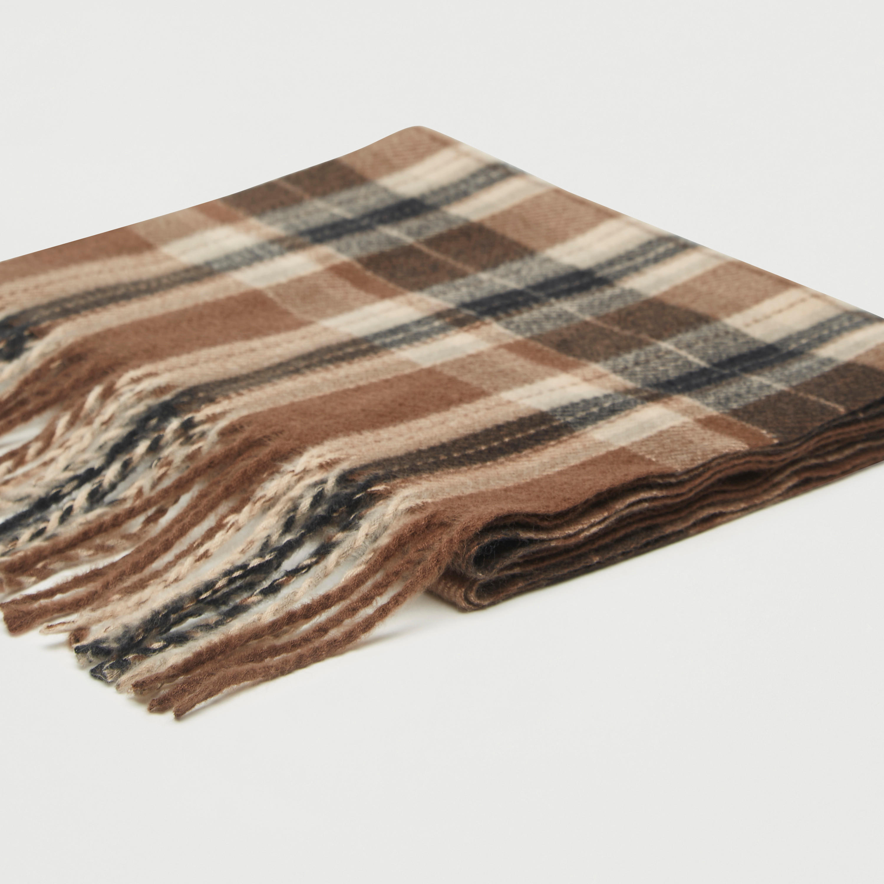 Checked Scarf with Fringes-men-scarvesandgloves-image-1