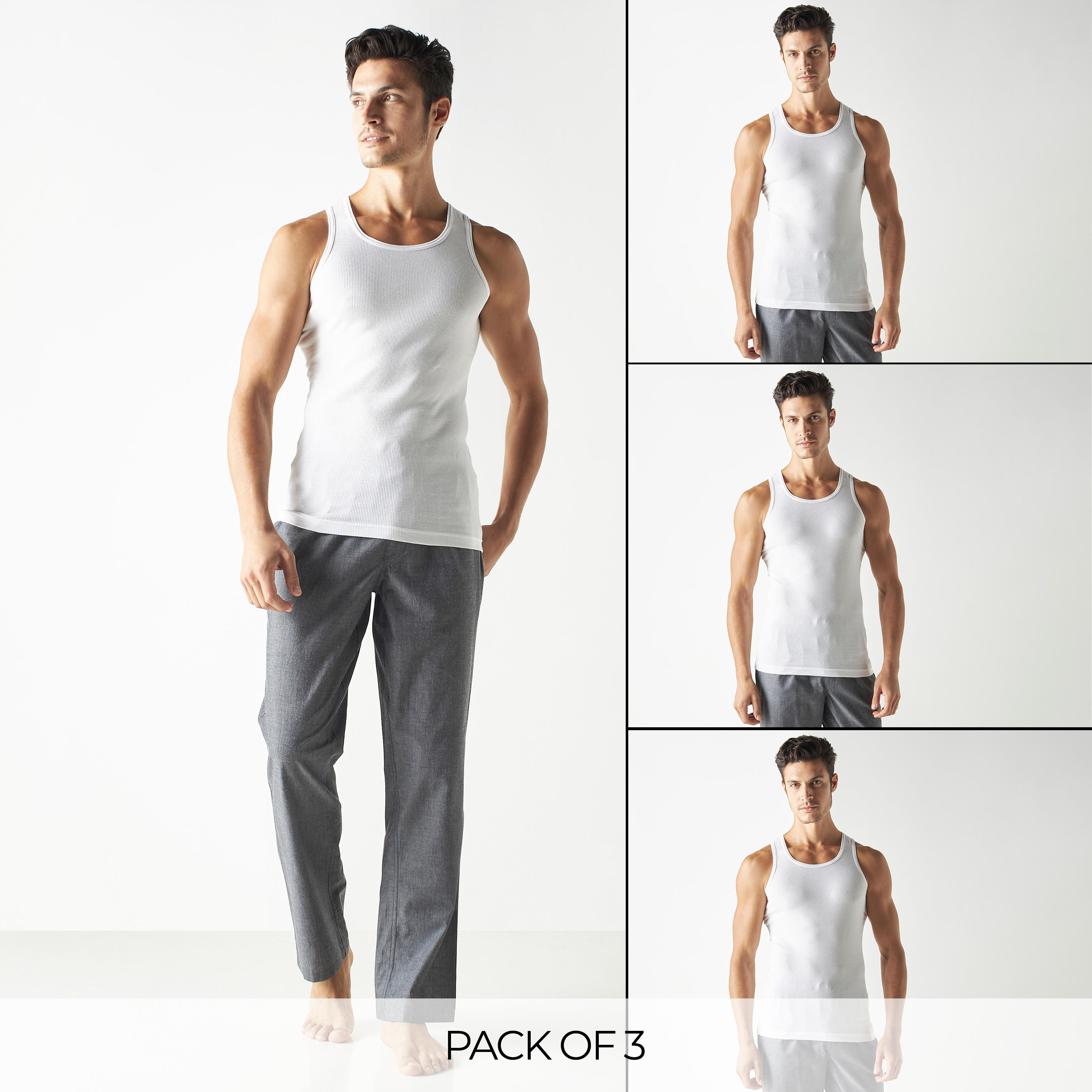 طقم سترات بياقة ضيقة - قطعتين-men-clothing-tshirtsandpolos-vests-image-1
