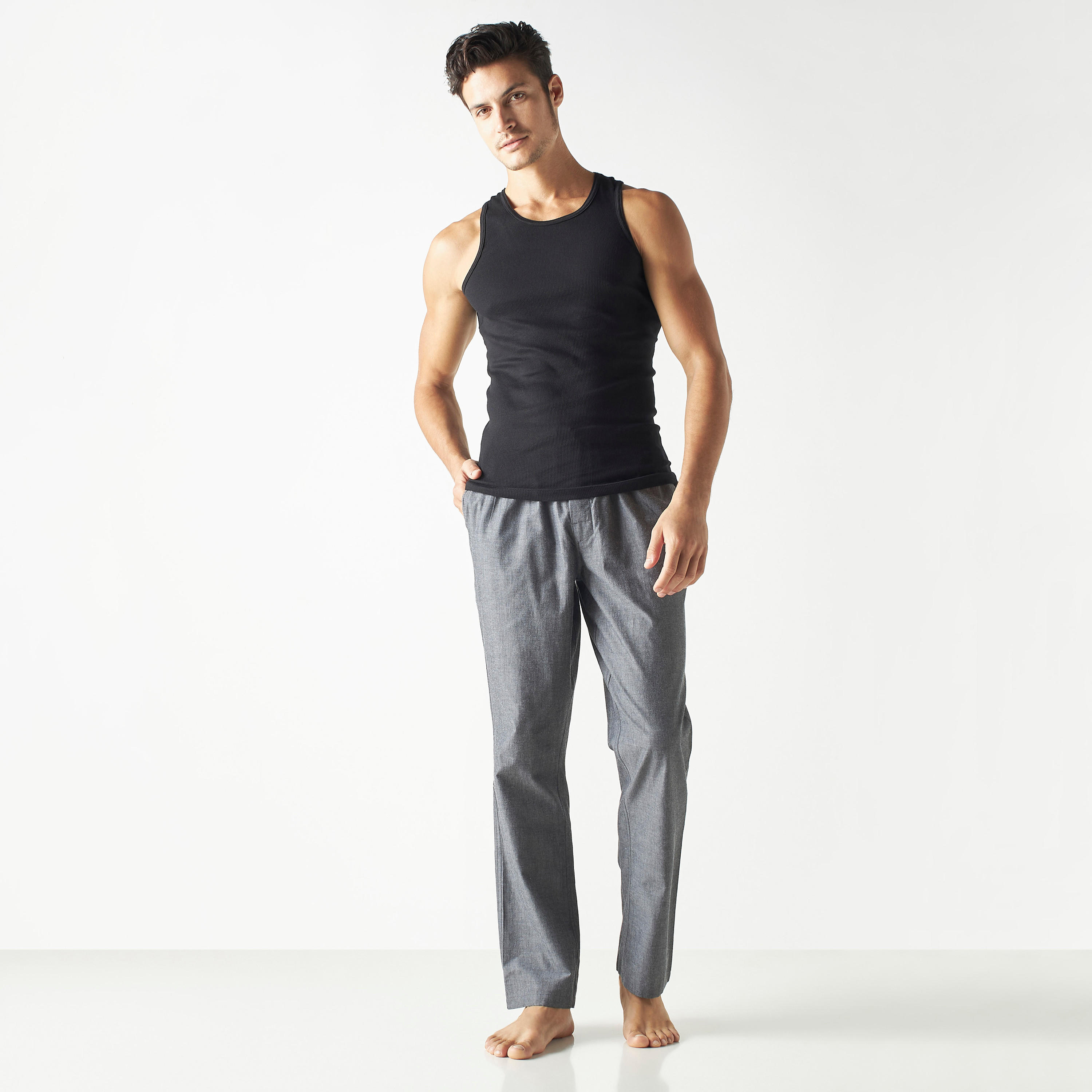 طقم سترات بياقة ضيقة - 3 قطع-men-clothing-tshirtsandpolos-vests-image-3