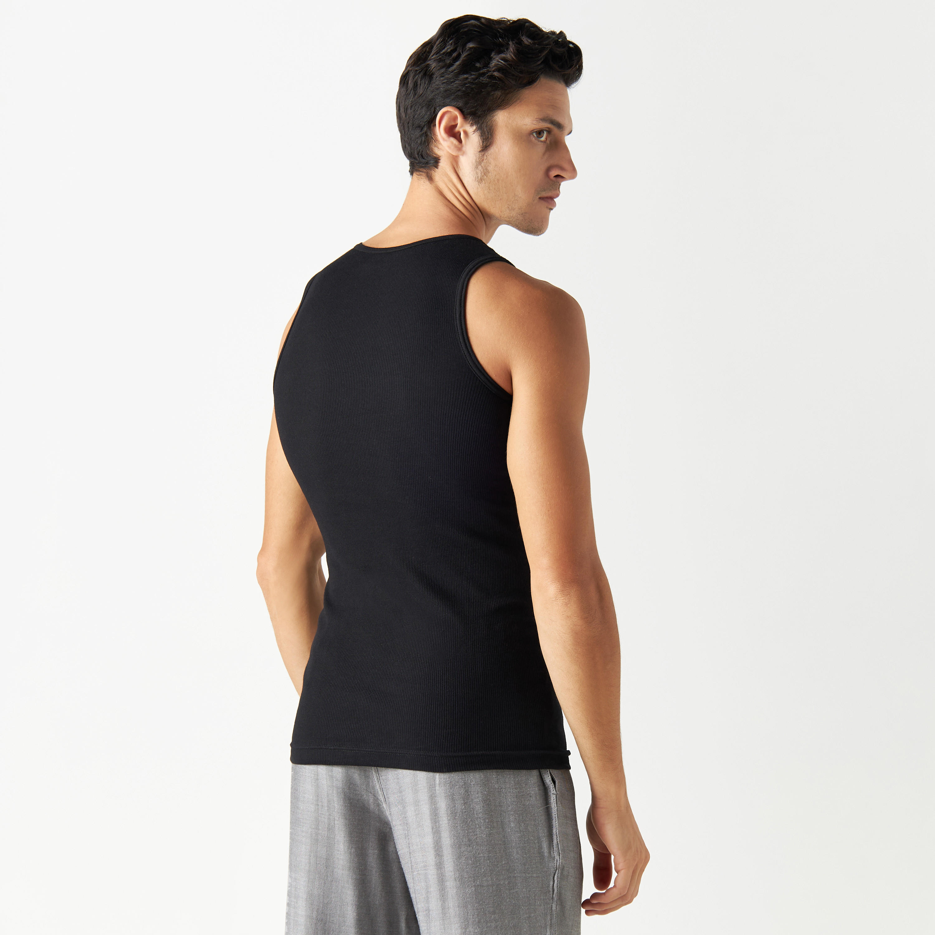 Set of 3 - Textured Vest-men-clothing-tshirtsandpolos-vests-image-4