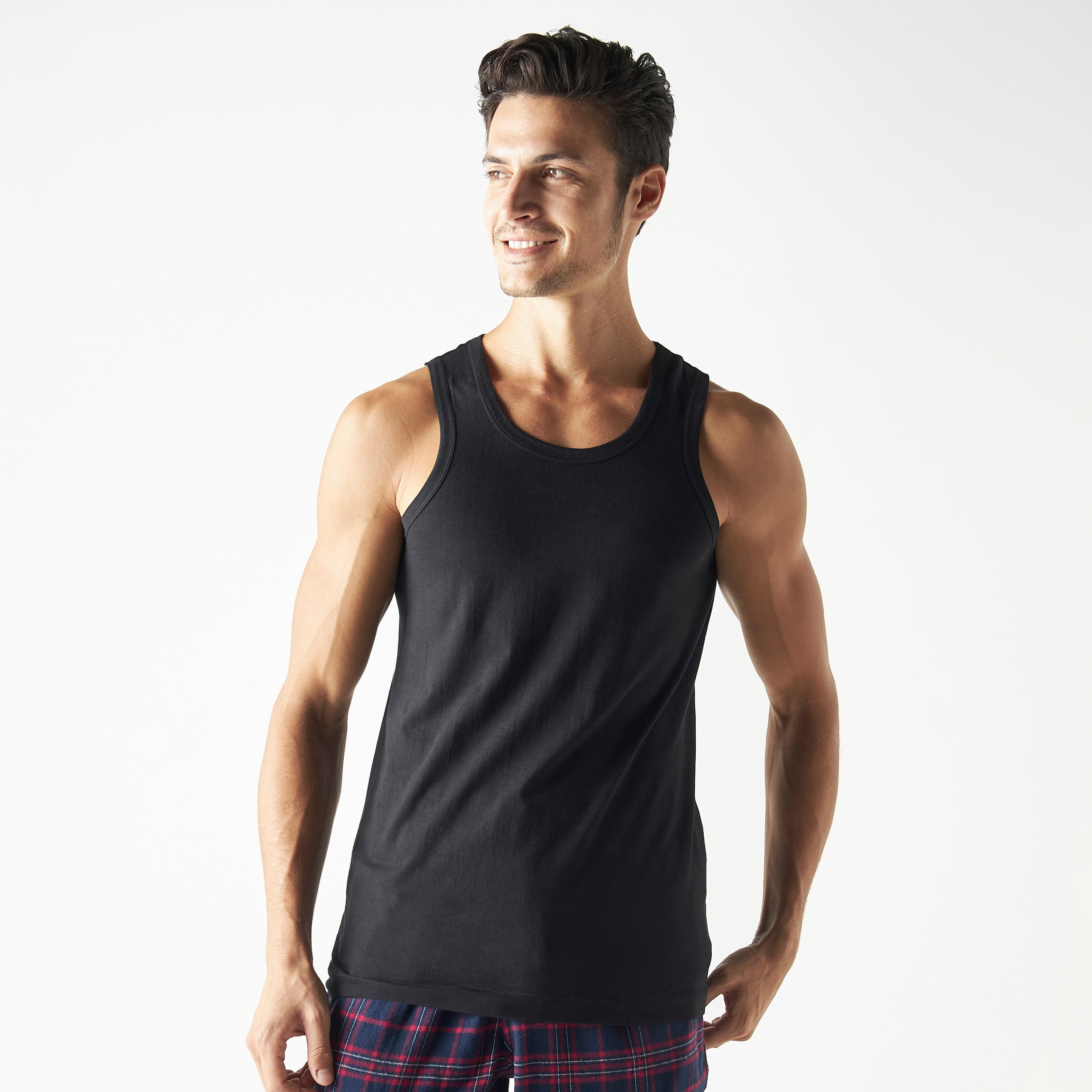 Set of 3 - Solid Round Neck Vest-men-clothing-tshirtsandpolos-vests-image-2