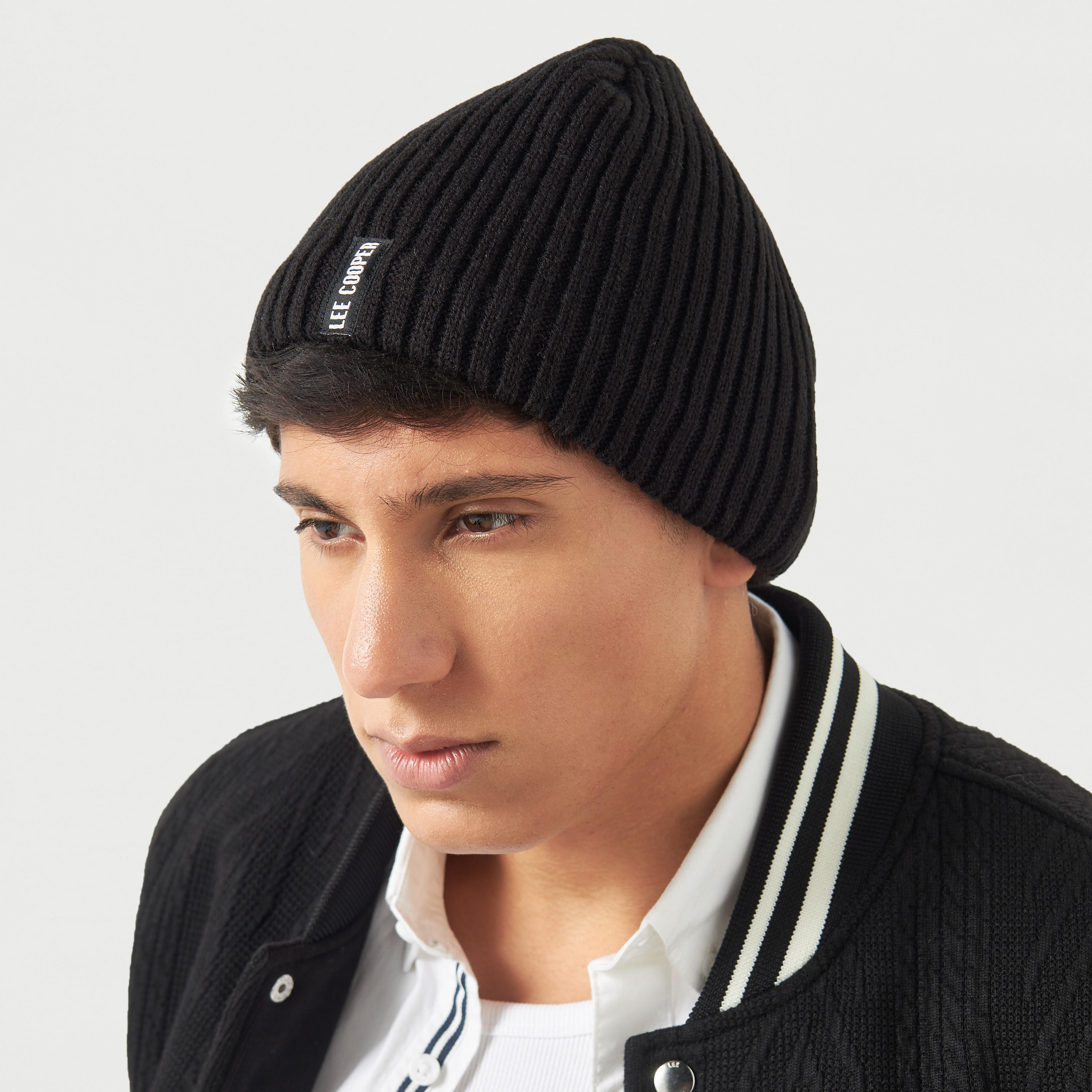 قبّعة بيني مضلّعة من لي كوبر-men-caps-image-3