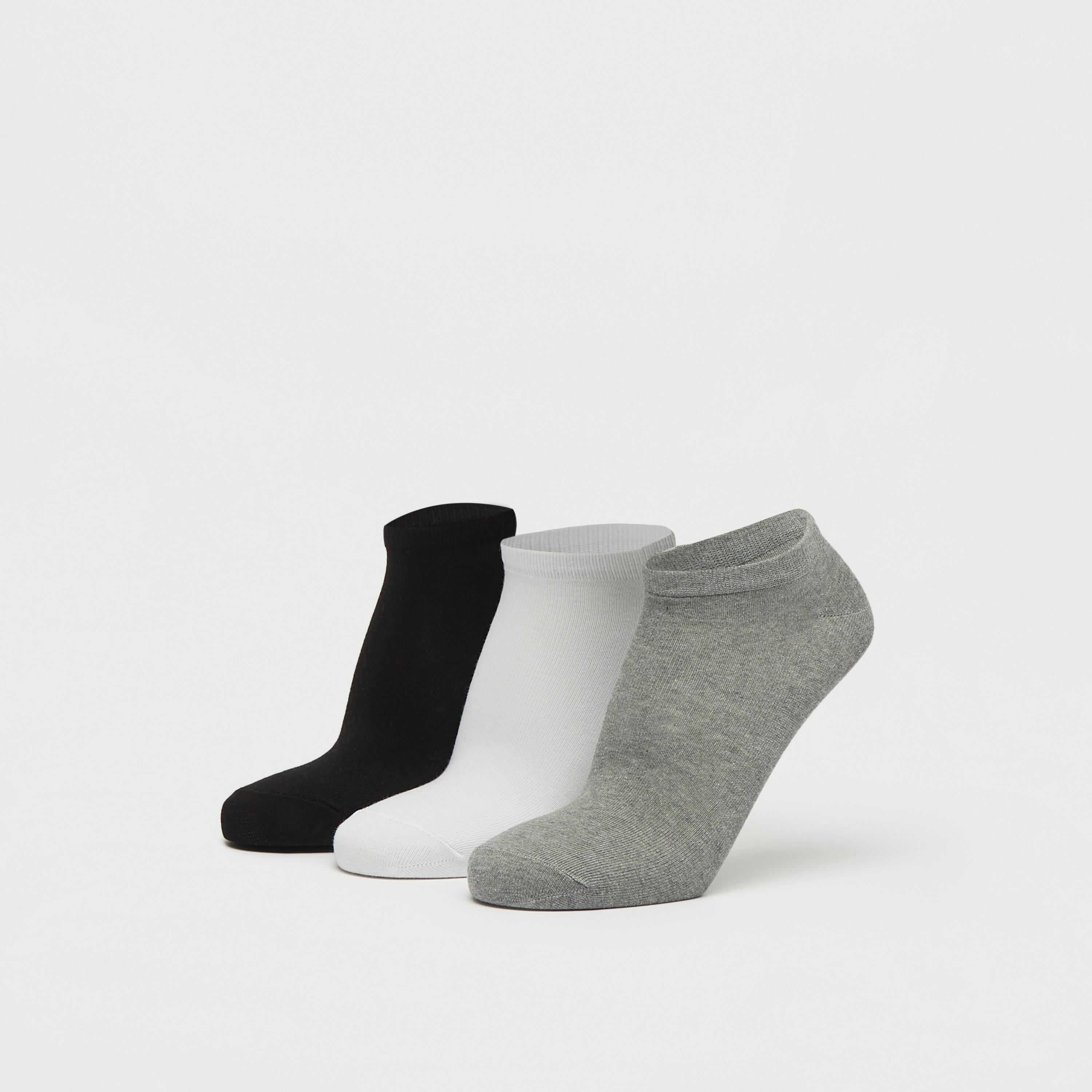 طقم جوارب 3 أزواج بطول الكاحل-men-socks-image-1