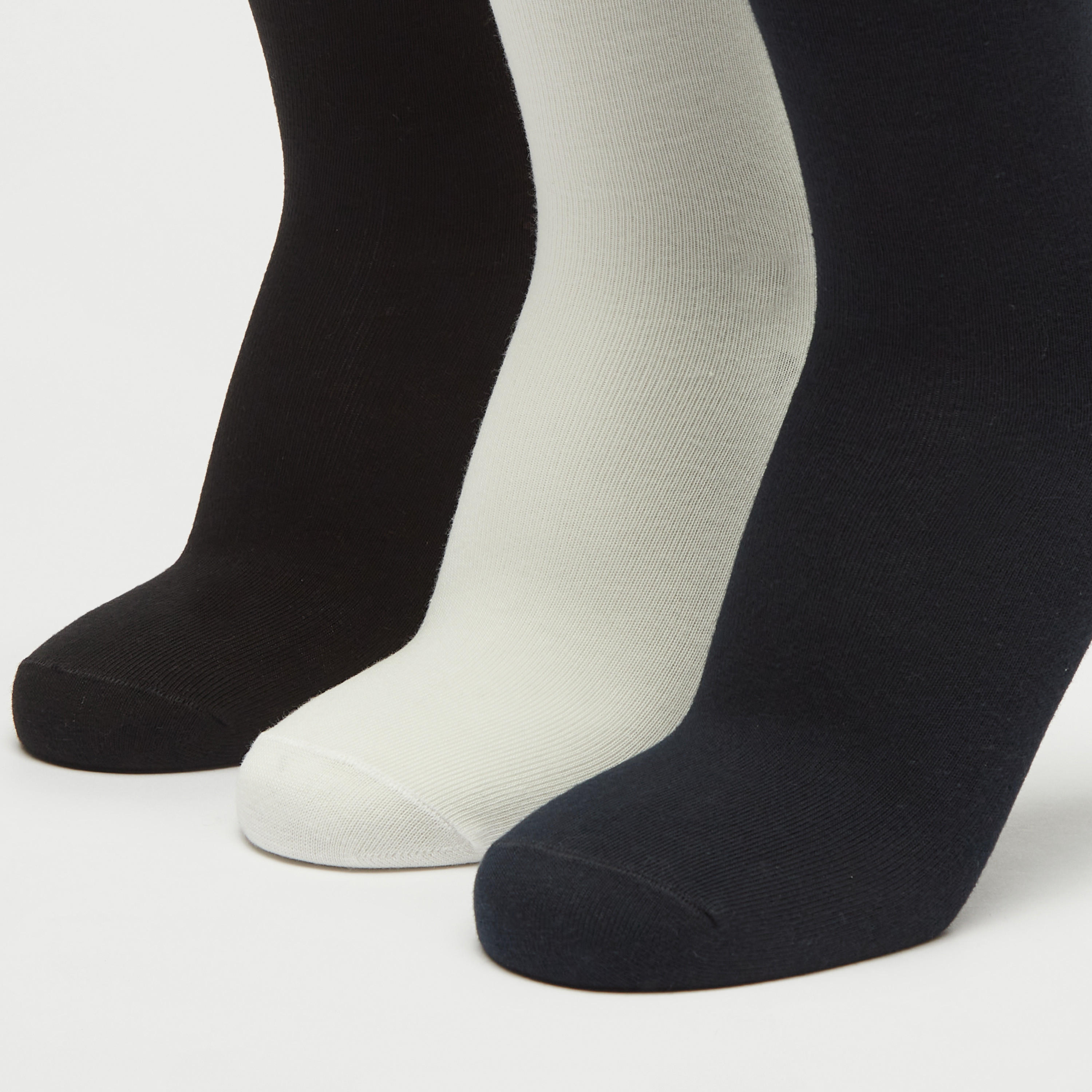 Set of 3 - Solid Crew Length Socks-men-socks-image-3