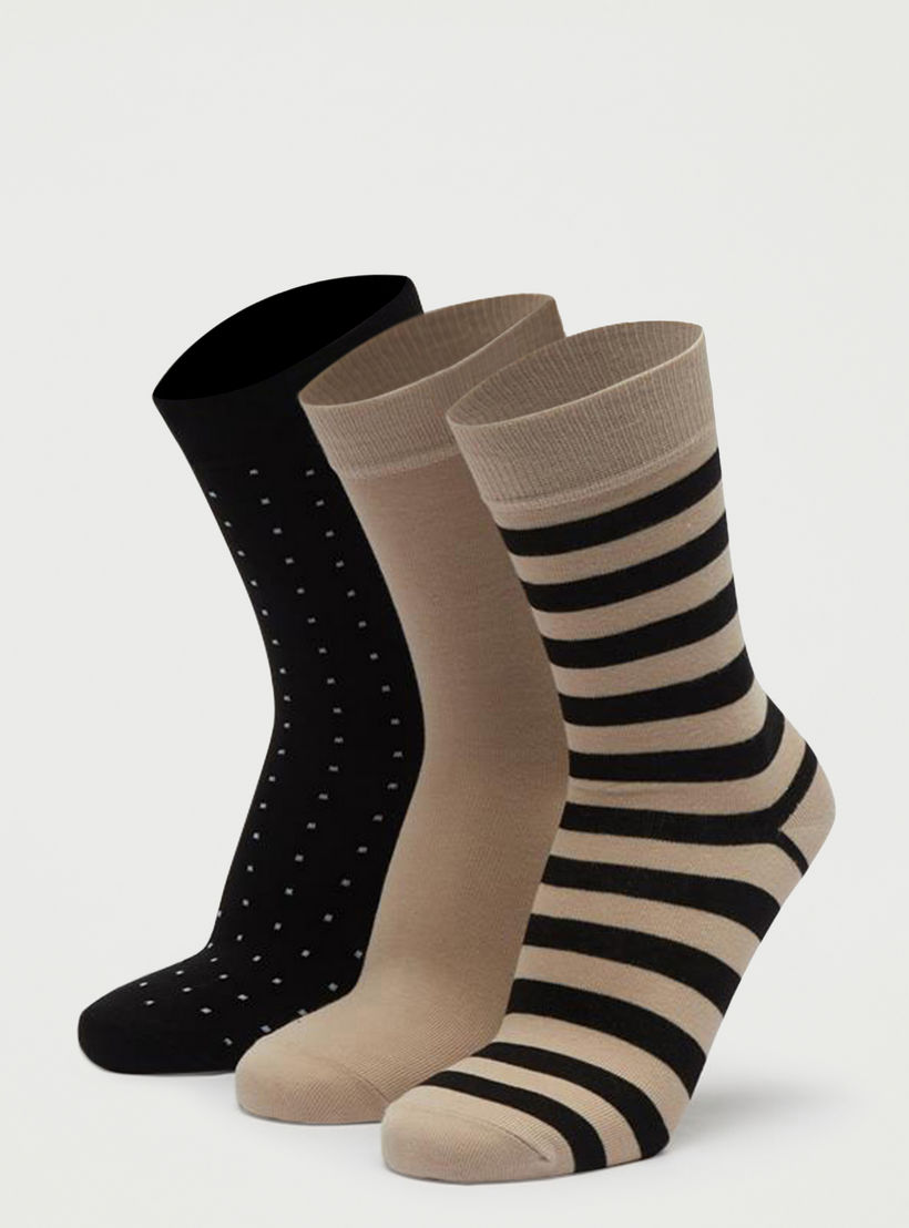 Set of 3 - Assorted Crew Length Socks-men-socks-image-1