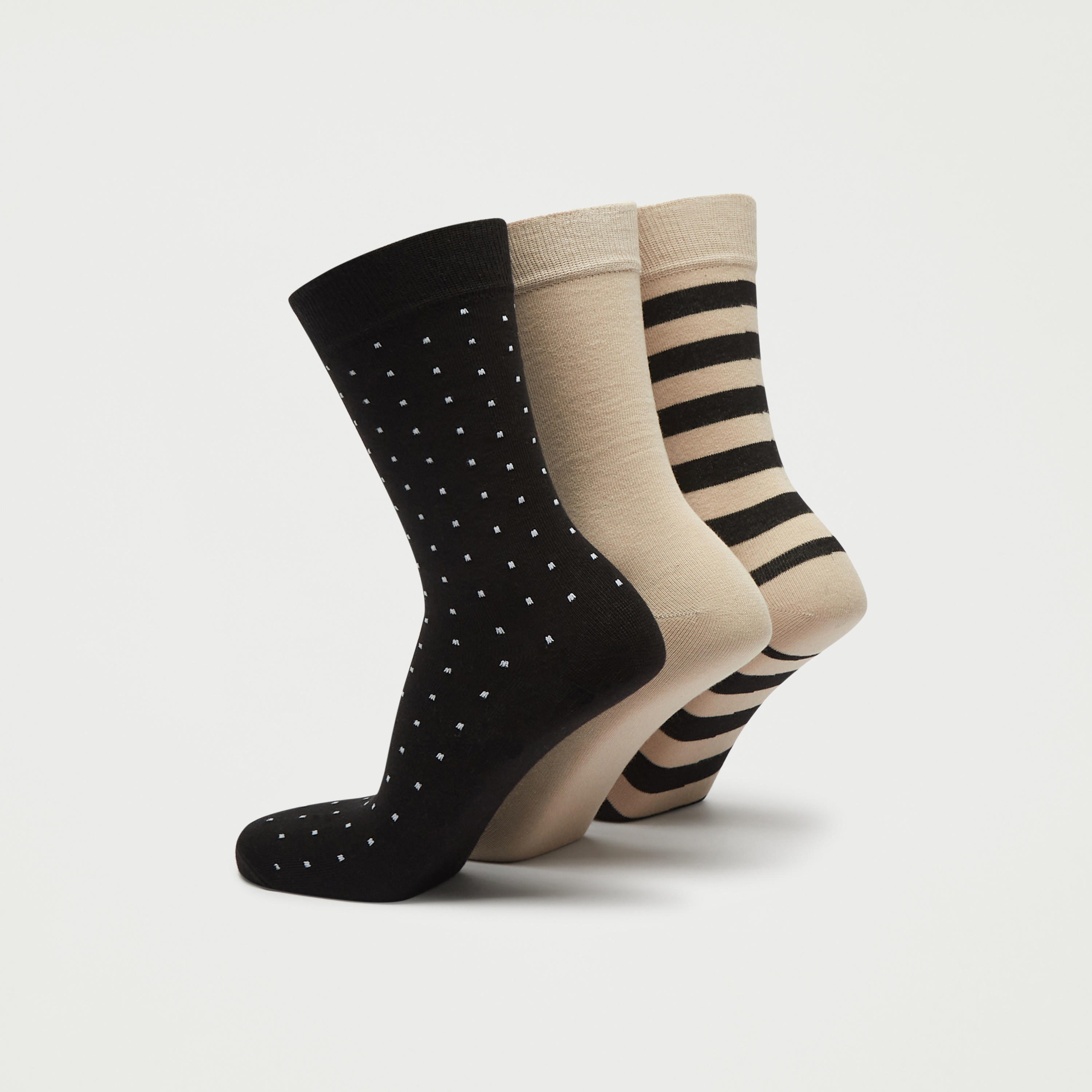 Set of 3 - Assorted Crew Length Socks-men-socks-image-2