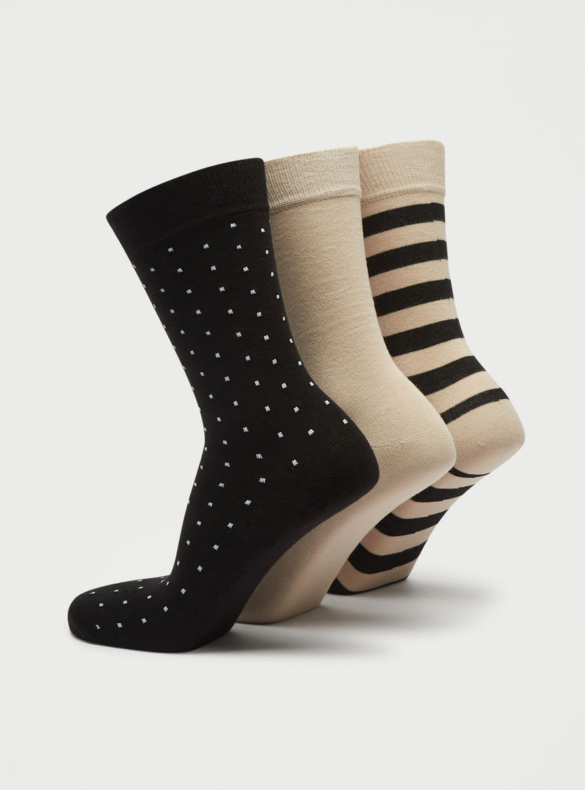 Set of 3 - Assorted Crew Length Socks-men-socks-image-2