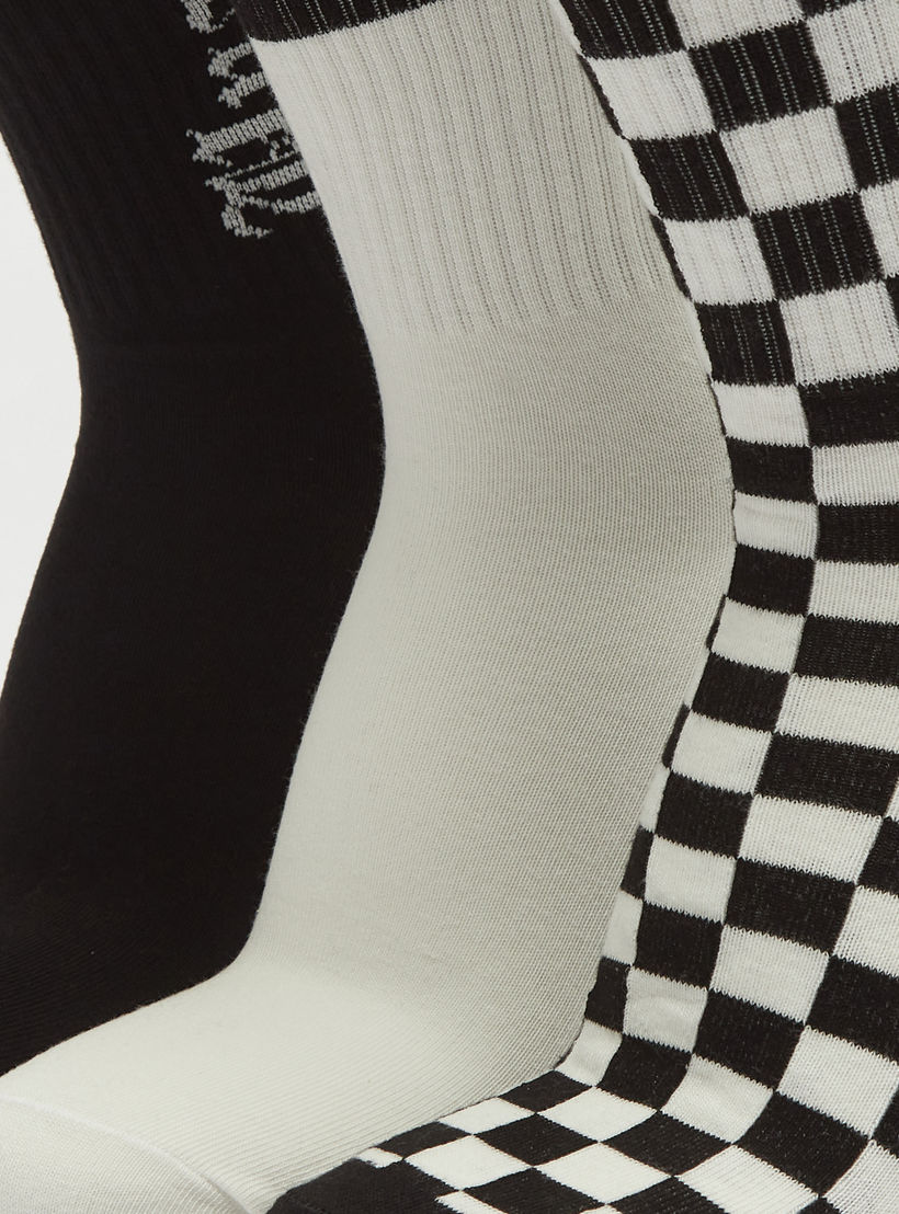 جوارب متنوّعة بطول ربلة الساق - طقم 3 أزواج-men-socks-image-2