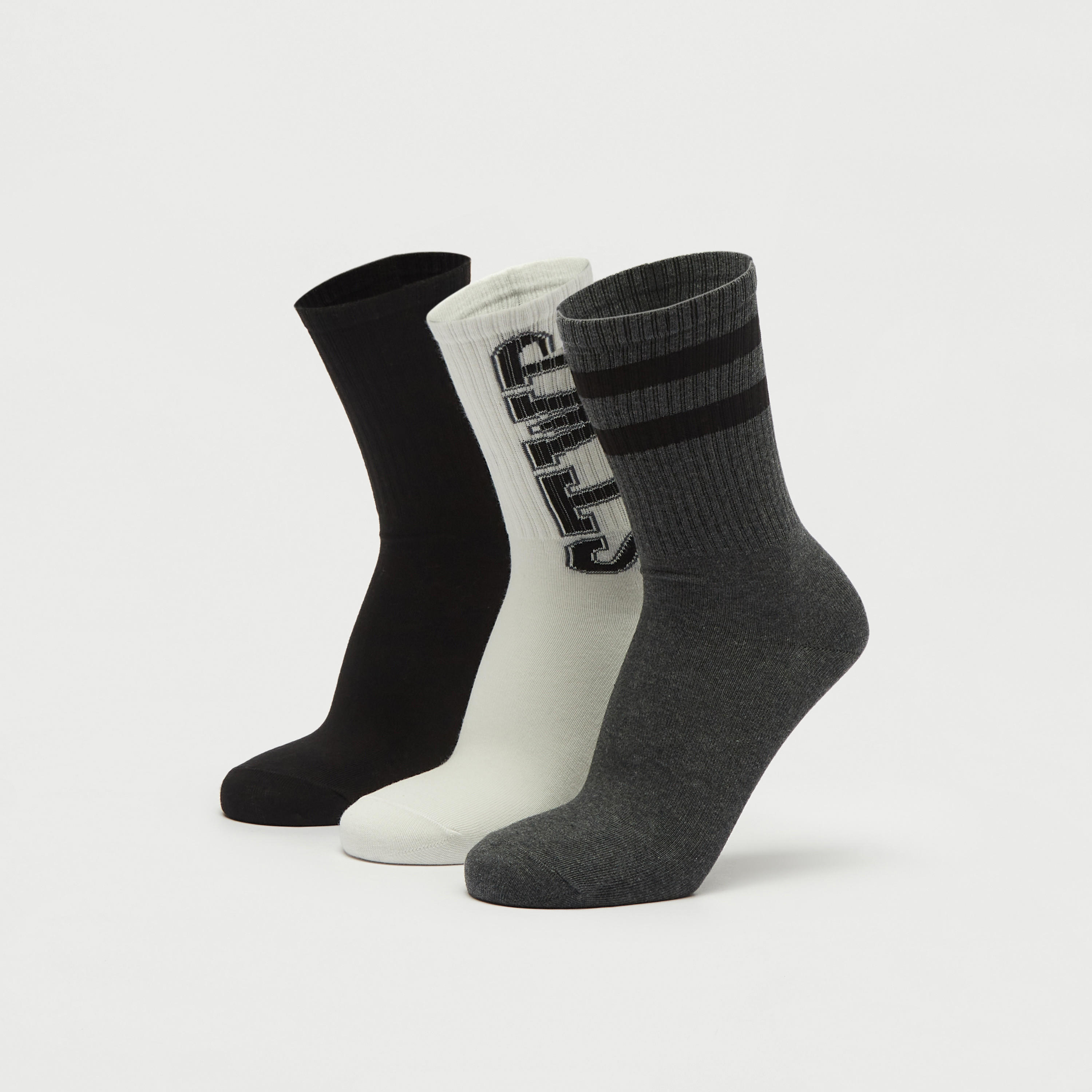 Set of 3 - Assorted Crew Length Socks-men-socks-image-1