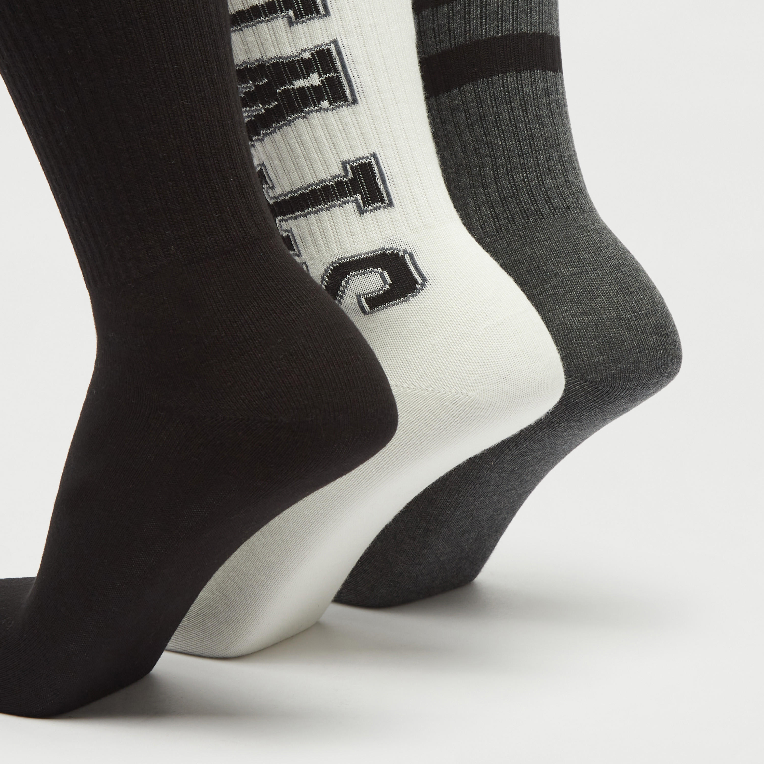 Set of 3 - Assorted Crew Length Socks-men-socks-image-4