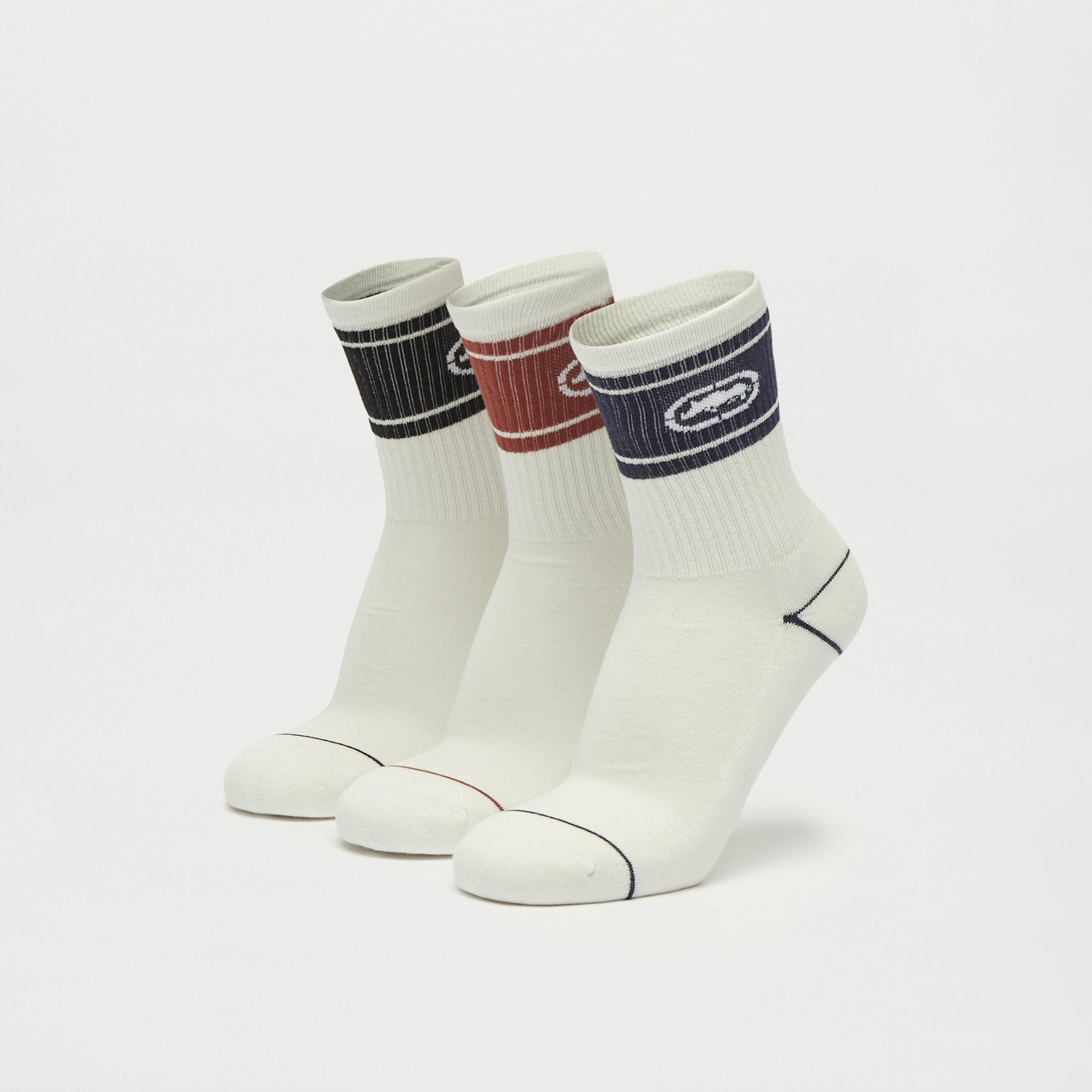 جوارب بطول ربلة الساق وطبعات جرافيك - طقم 3 أزواج-men-socks-image-1