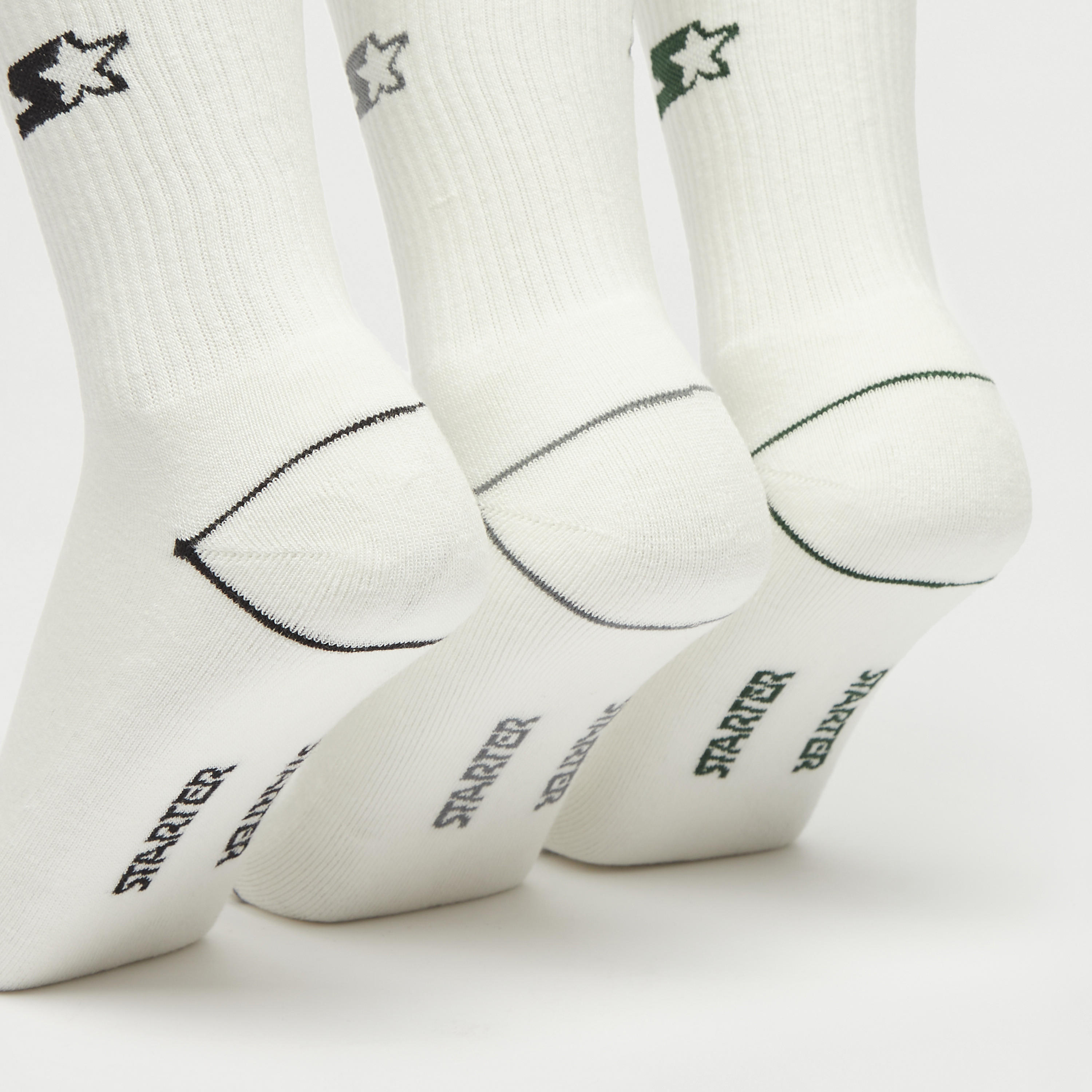جوارب بطول ربلة الساق وطبعات - طقم 3 أزواج-men-socks-image-4