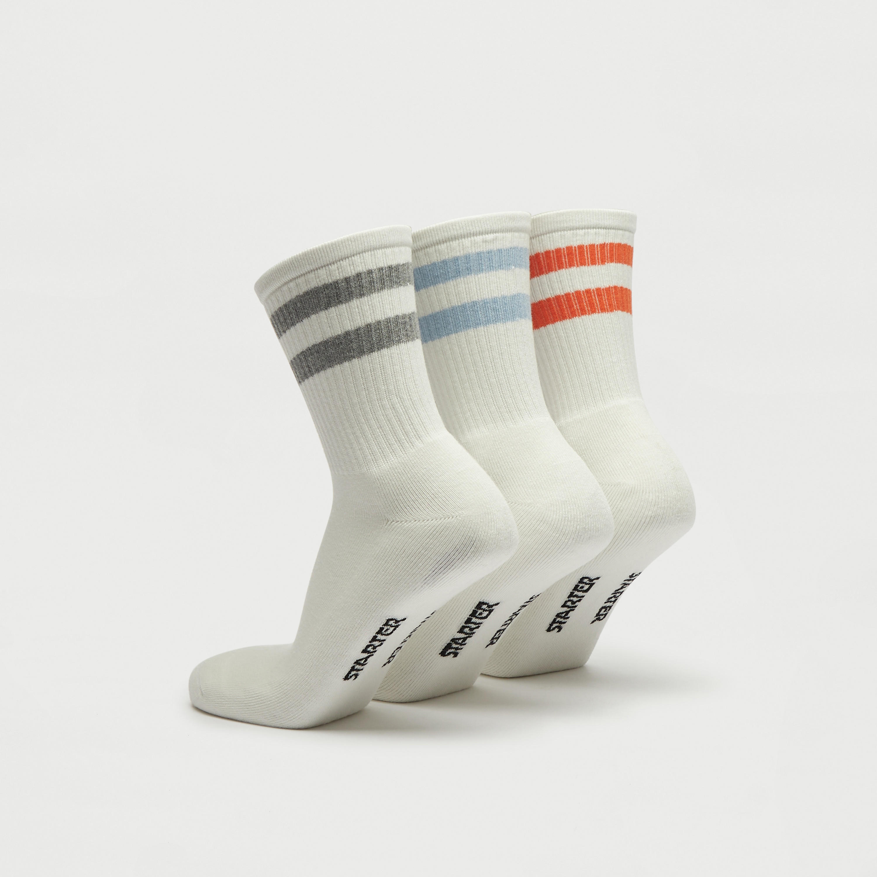 جوارب مقلمة بطول ربلة السّاق- طقم 3 أزواج-men-socks-image-3