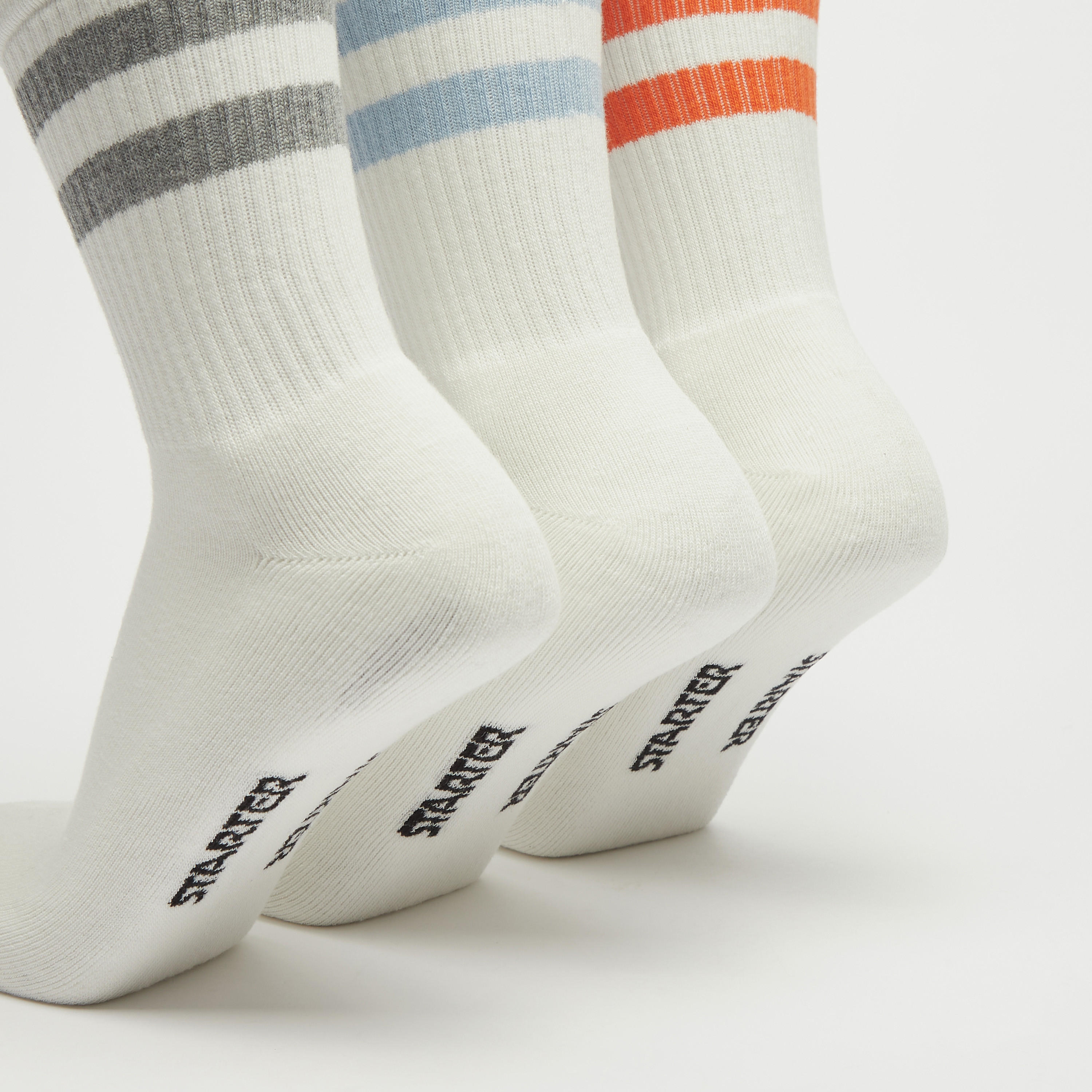 جوارب مقلمة بطول ربلة السّاق- طقم 3 أزواج-men-socks-image-4